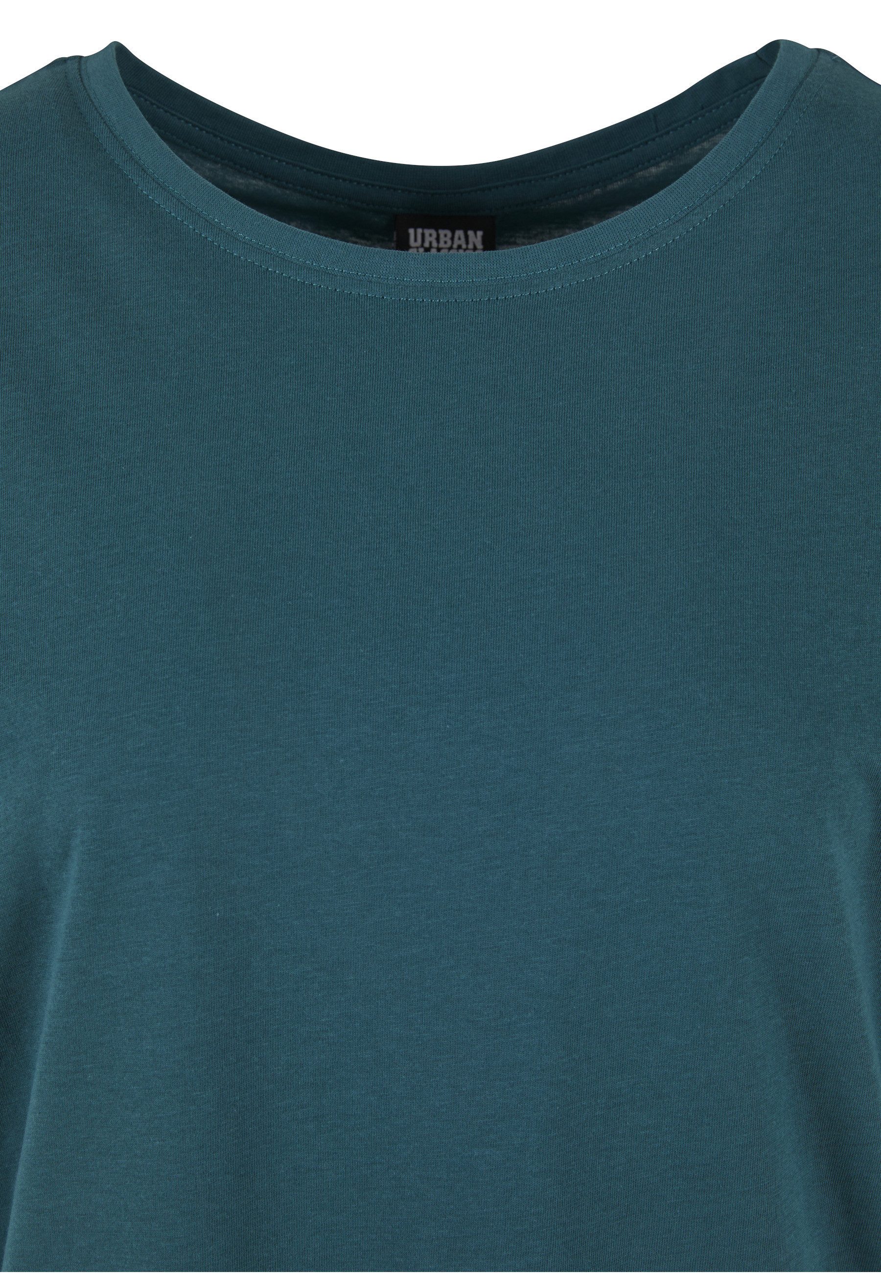 URBAN CLASSICS Kurzarmshirt Urban Classics Damen Ladies Extended Shoulder Tee (1-tlg) – Bild 3 von 5