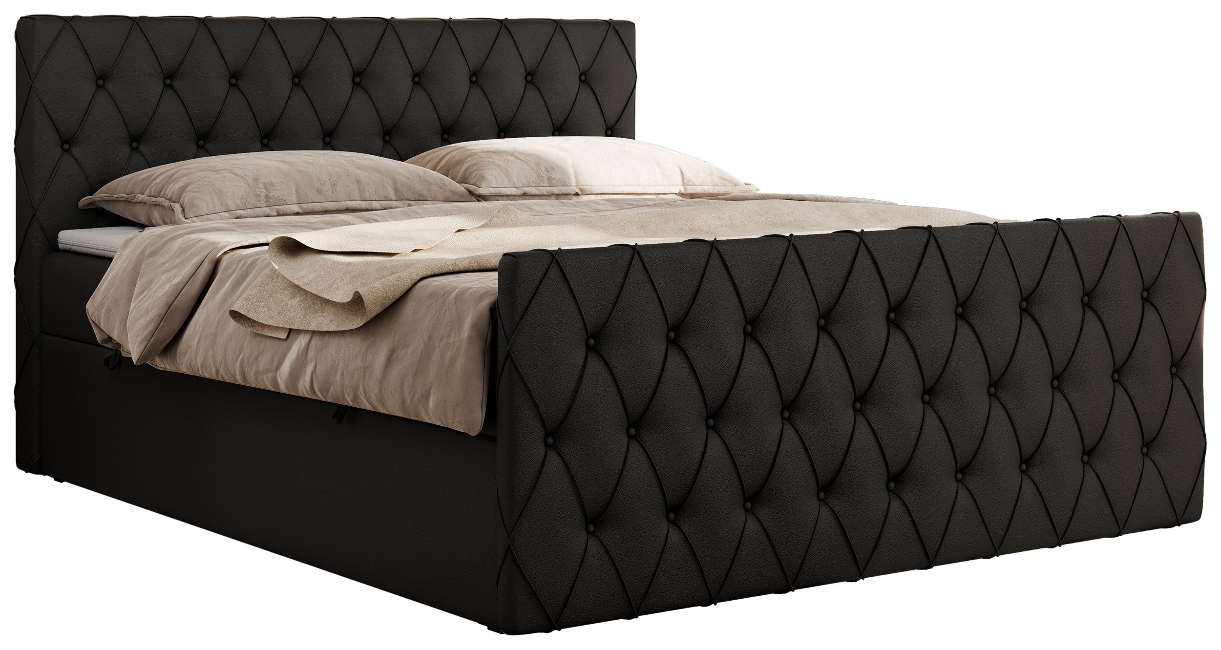 MKS MÖBEL Boxspringbett MIREN DUO (Set, günstig online kaufen