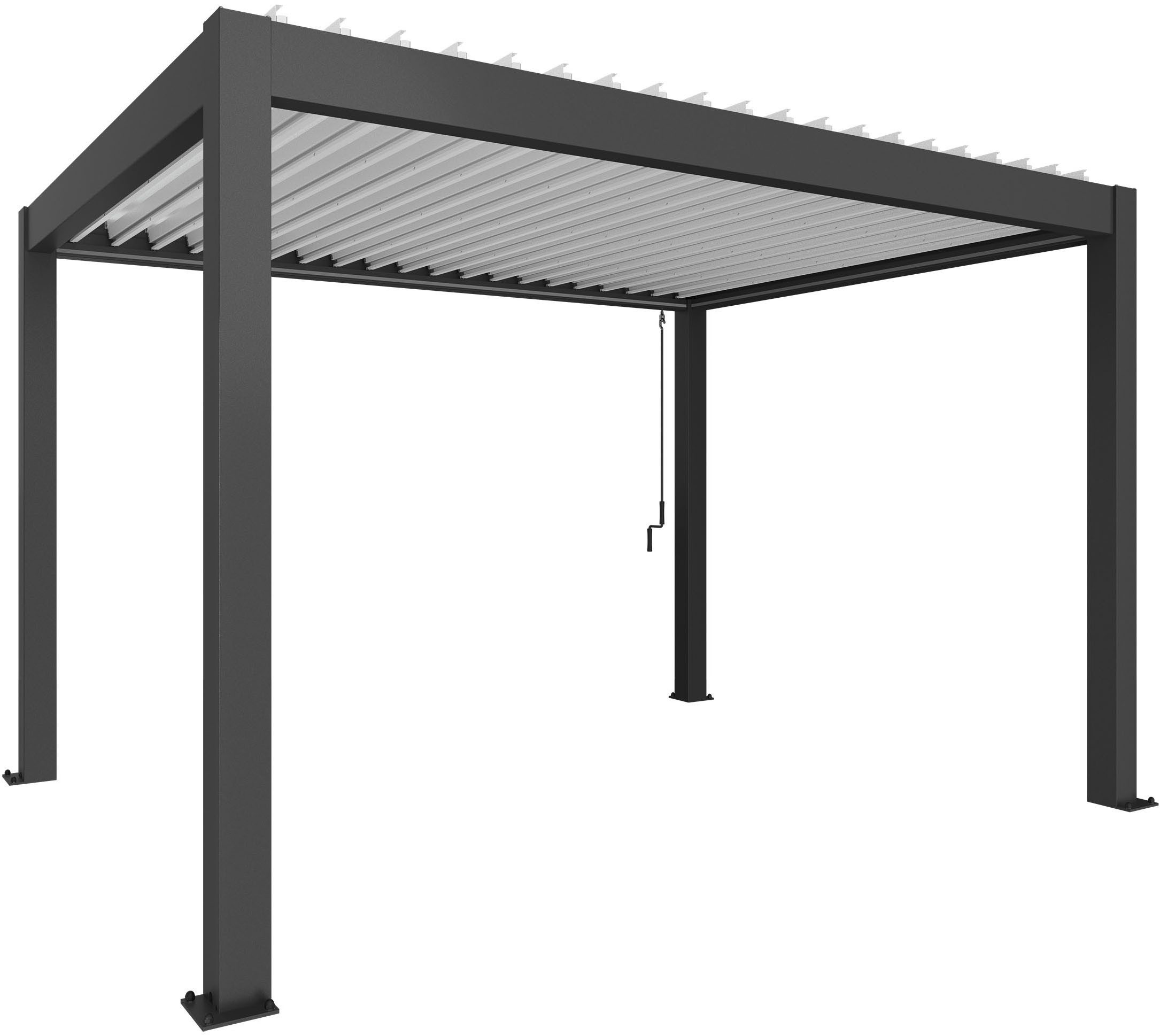 Biohort Pergola 4x3, verschiedene Farben, BxTxH: 404,5x312x264 cm, ausgezeichnet mit dem Red Dot Design Award