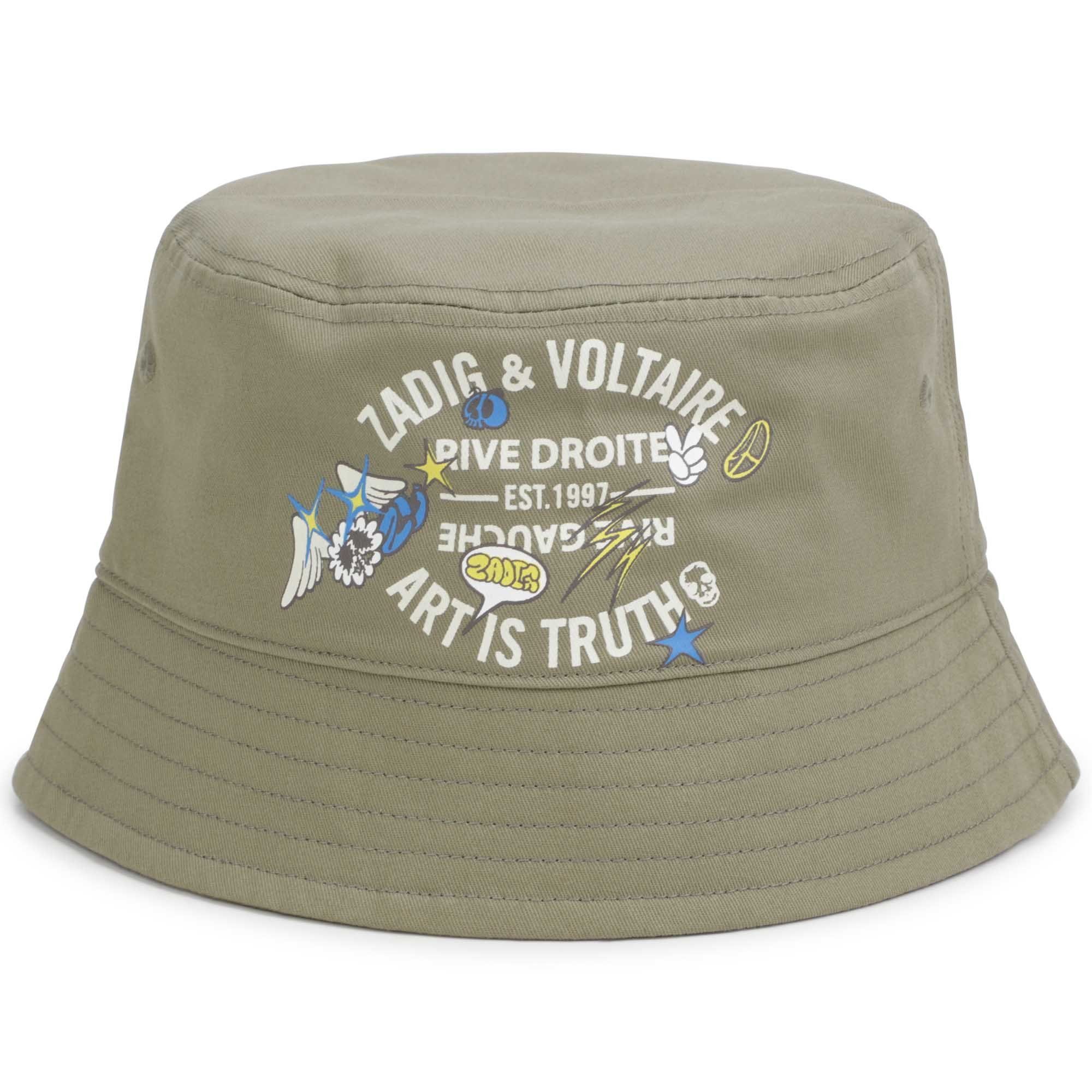 ZADIG & VOLTAIRE Fischerhut Zadig & Voltaire Fischerhut Sommermütze Oliv - Exklusives Design