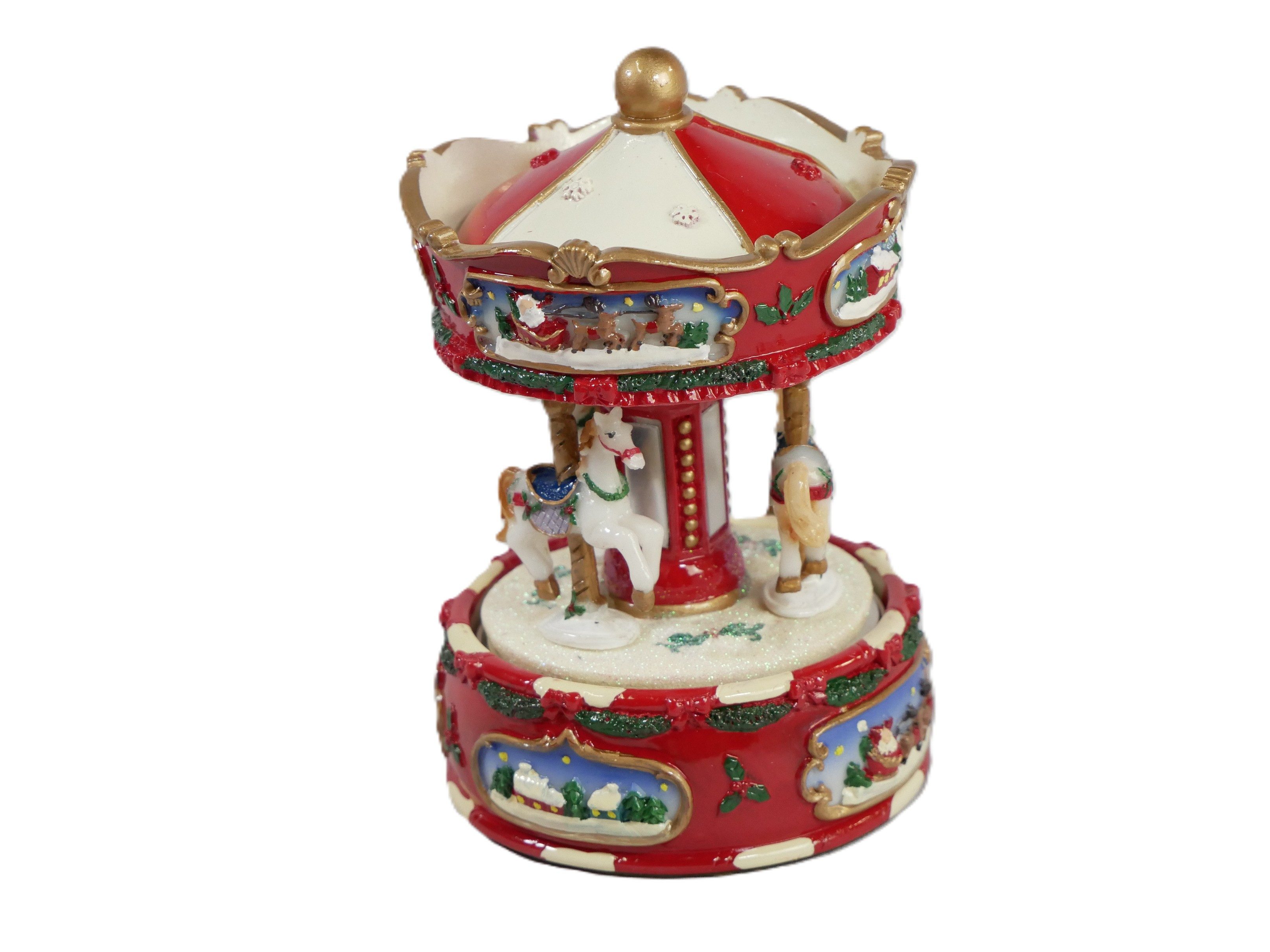 Musicboxworld Spieluhr Spieluhr Winterliches Karussell