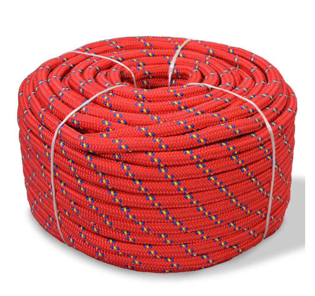 Thumbnail - vidaXL Seil, Bootsseil Polypropylen 12 mm 250 m Rot