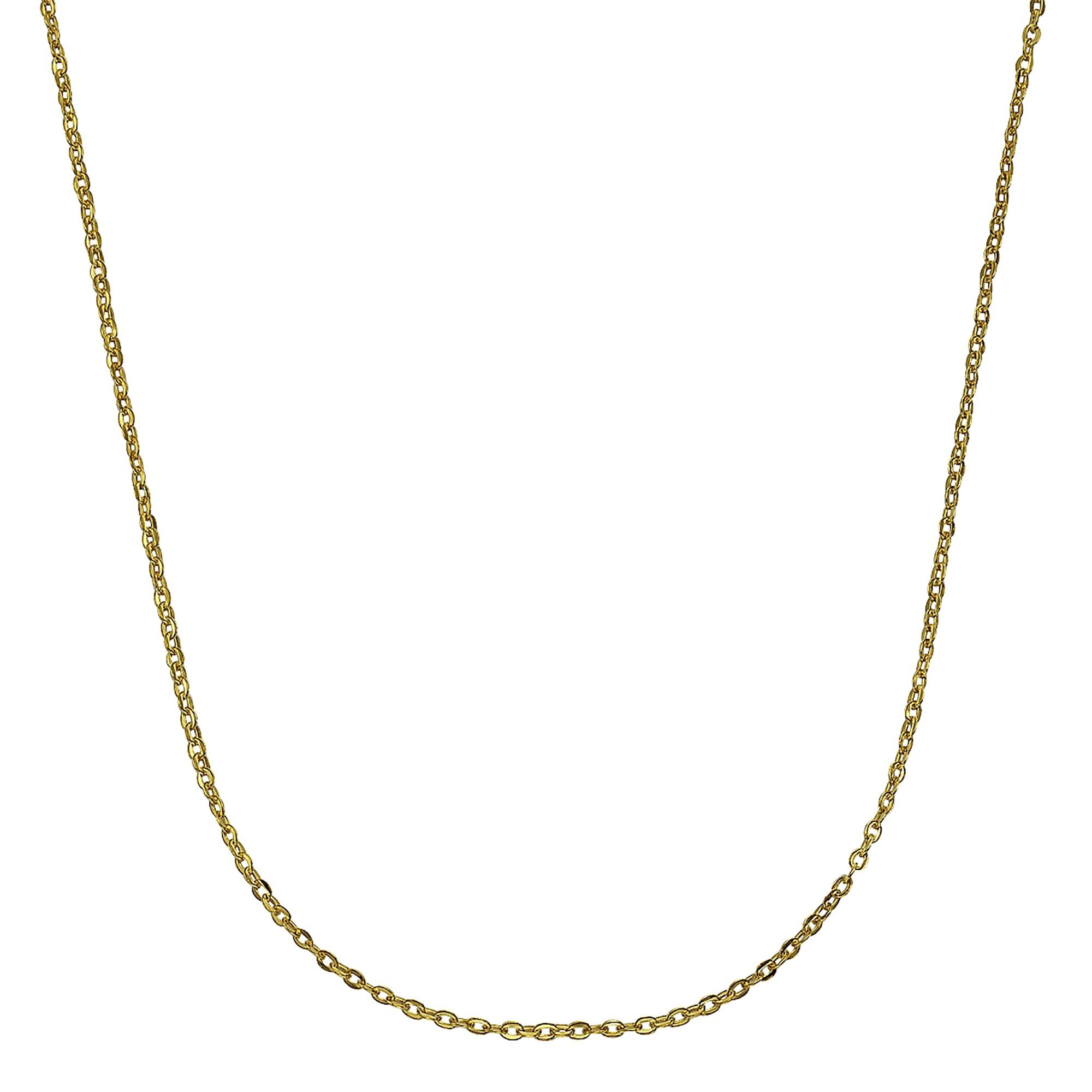 Vivance Collierkettchen 375 Gold Ankerkette 45cm | Lange Ketten