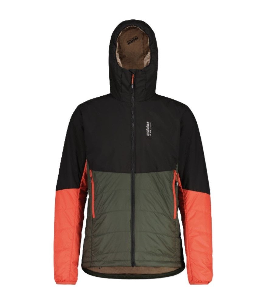 Maloja Hybridjacke Isolationsjacke TajeleM Ski Touring Puffer (PrimaLoft® Gold-Isolation)