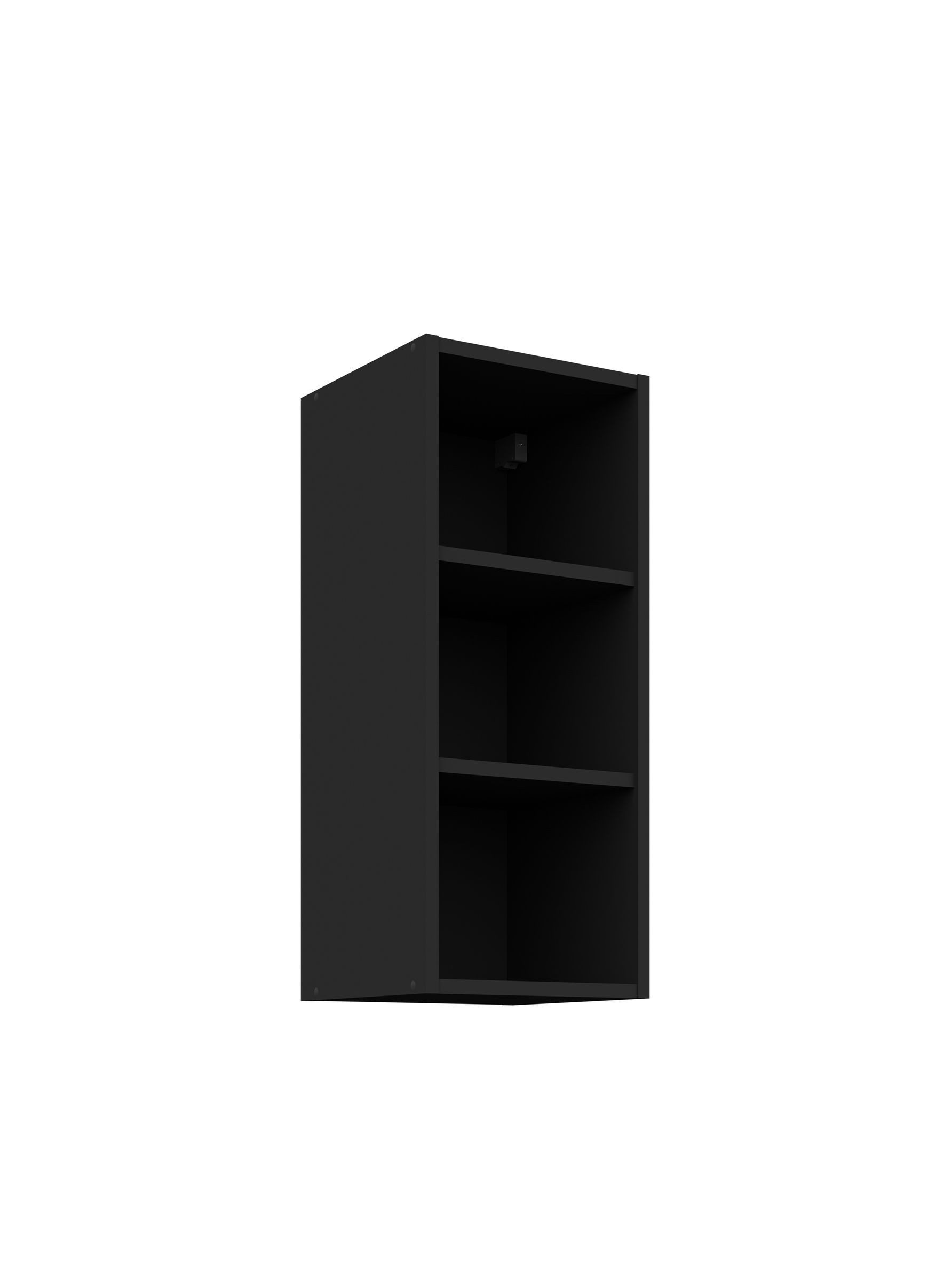 Küchen-Preisbombe Hängeschrank Regal 30 cm Schwarz Küche Küchenzeile Küchenblock SIENA MONZA ARONA