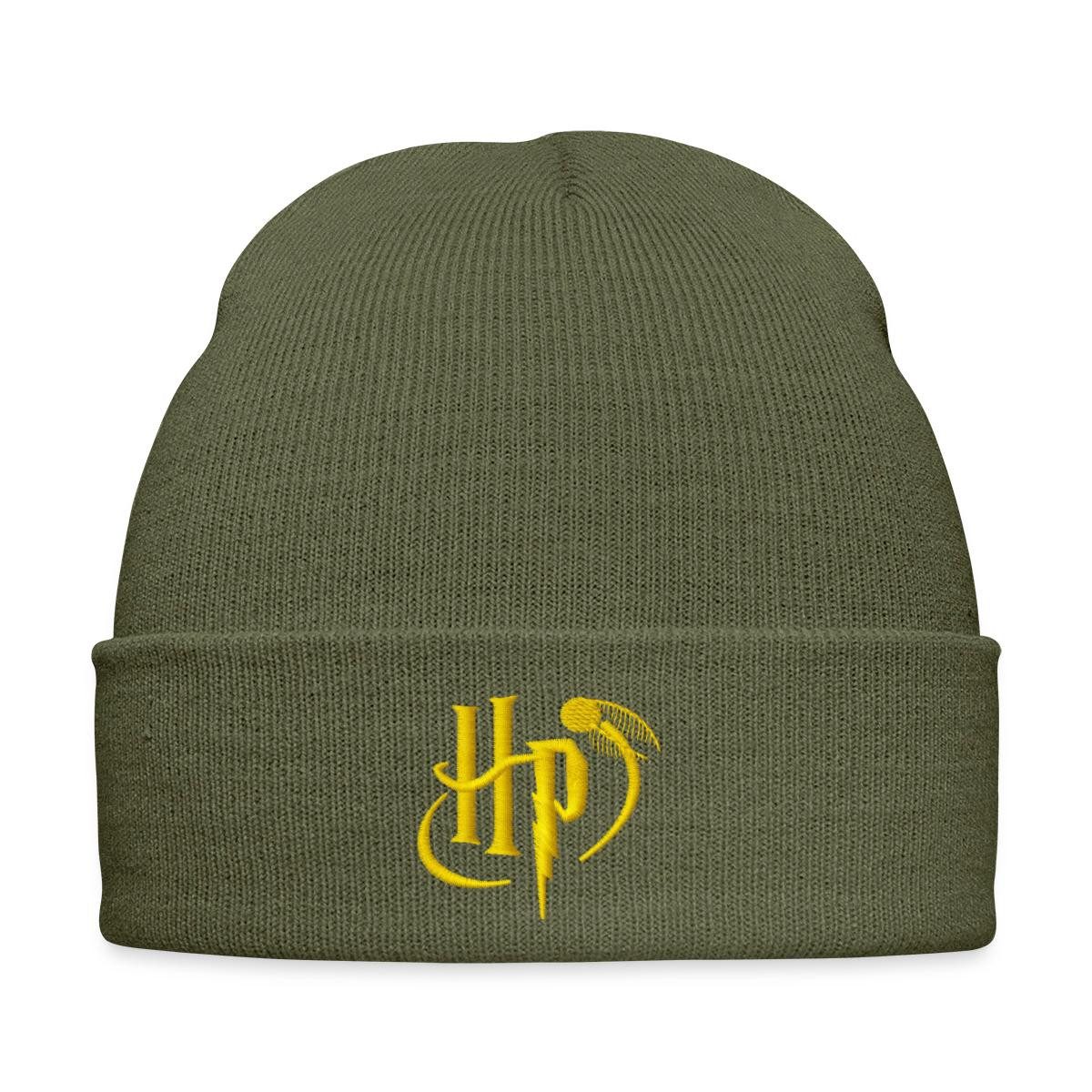 Spreadshirt Beanie Harry Potter kleines Logo Stick Bestickte Wintermütze (1-St)