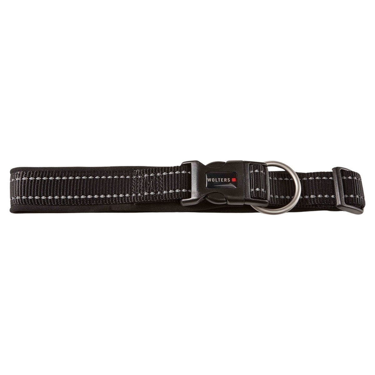 Wolters Hunde-Halsband Halsband Soft & Safe reflektierend schwarz