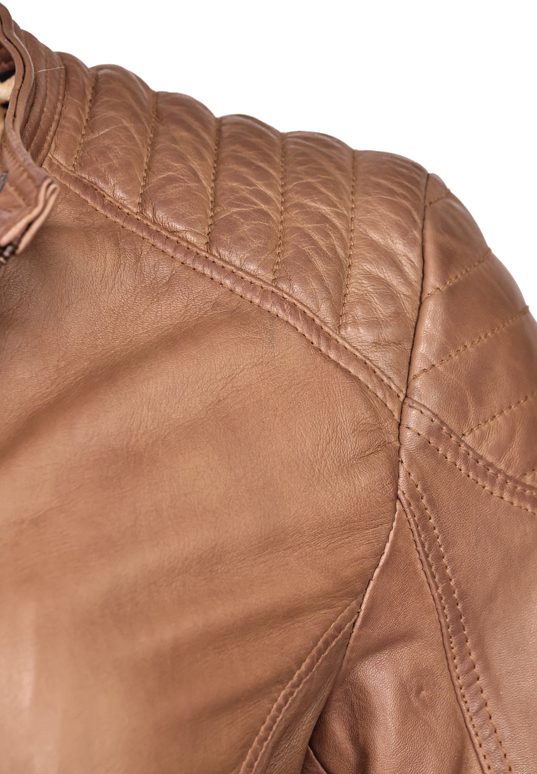 MUSTANG Lederjacke cognac Jeannette