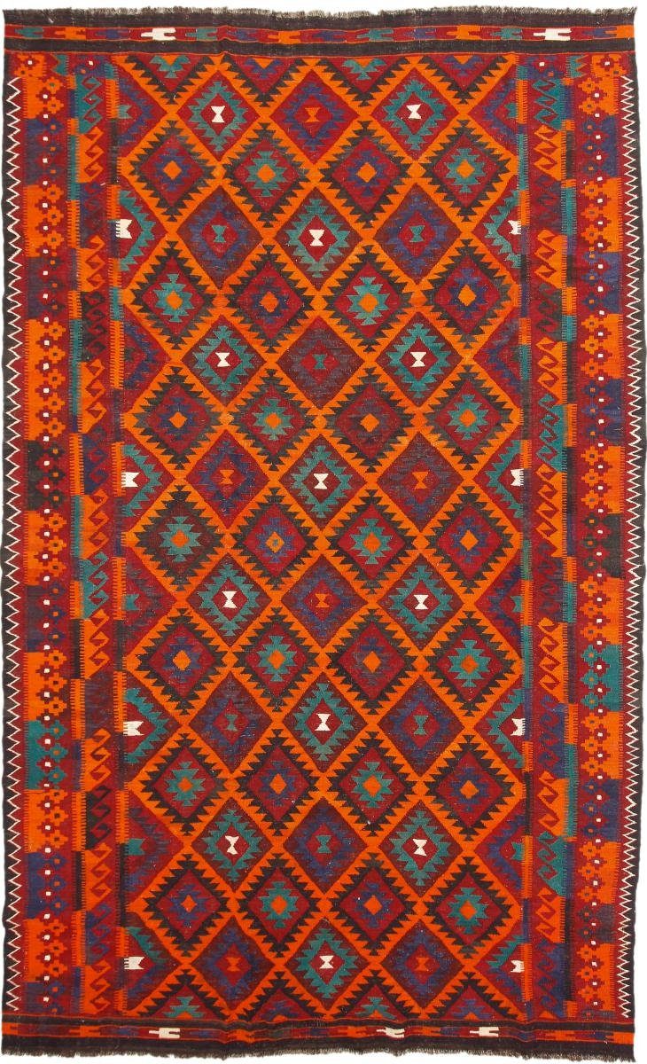 Orientteppich Kelim Afghan Antik 262x419 Handgewebter Orientteppich, Nain Trading, rechteckig, Höhe: 3 mm