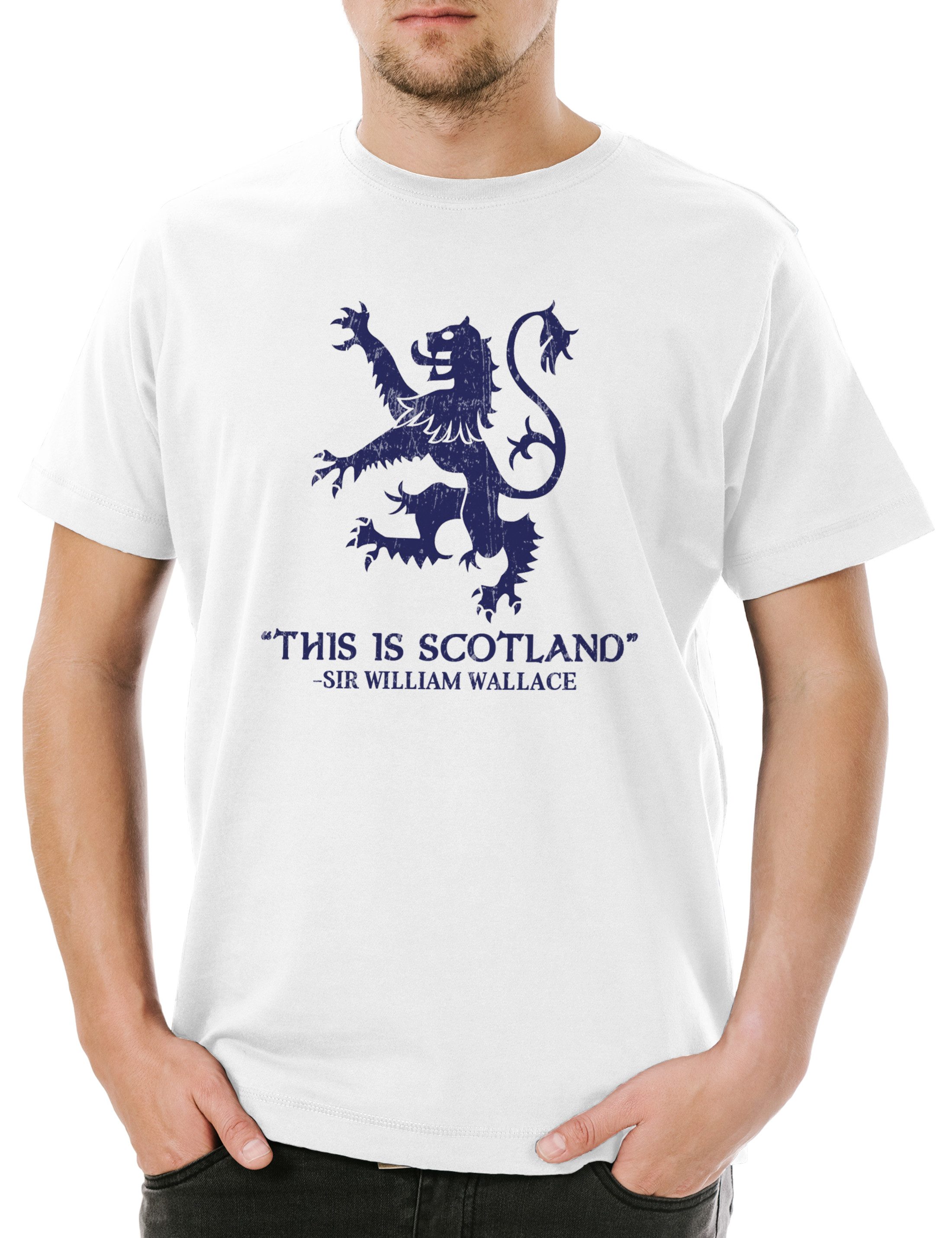 Urban Backwoods Print-Shirt This Is Scotland Herren T-Shirt King William Wallace Scotland Scots (1-tlg) Outlander Schottland König Escocia