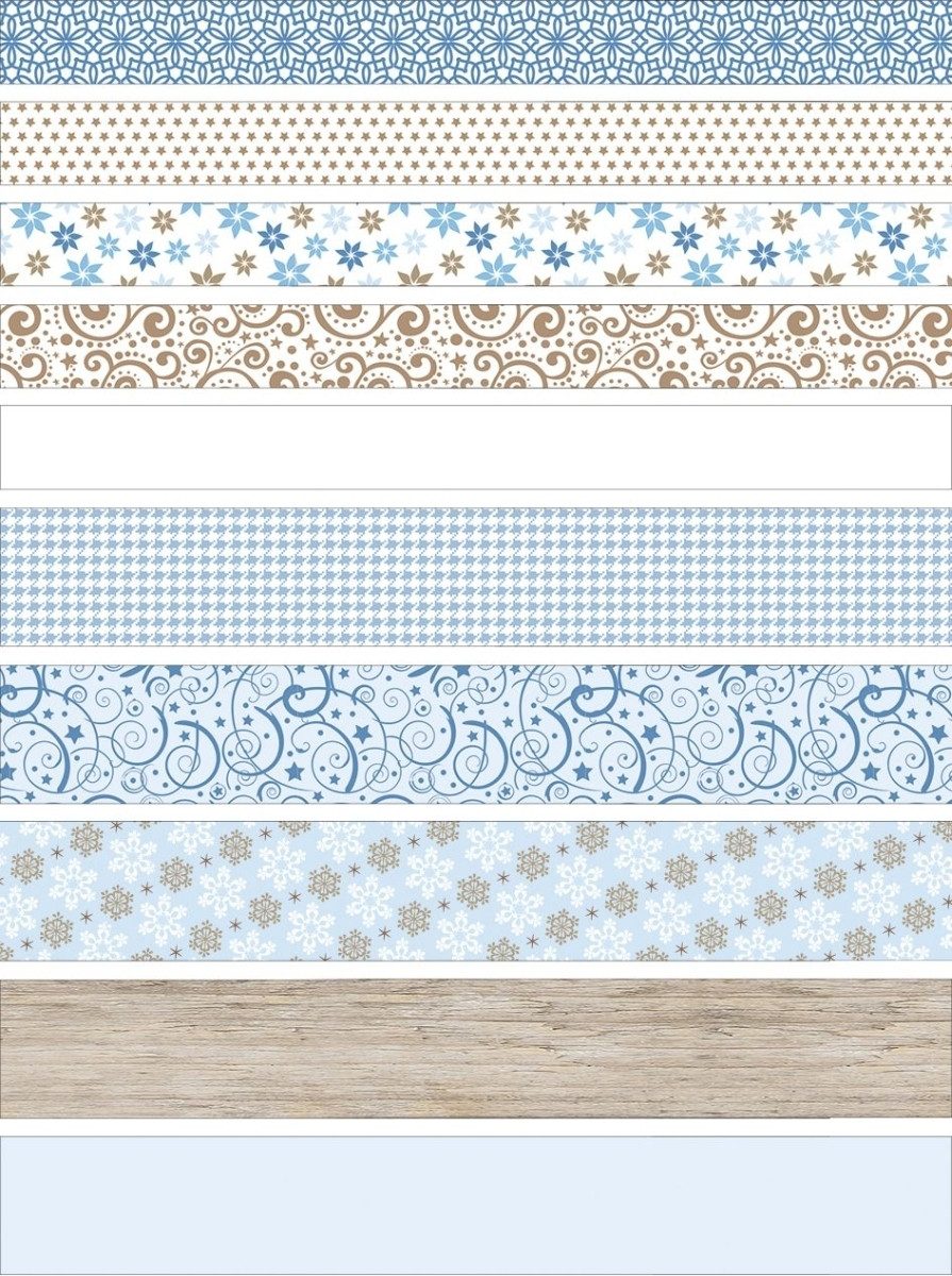 Ursus - Ludwig Bähr Ремесленный войлок Faltstreifen Fröbelsterne 2 Größen eisblau/braun