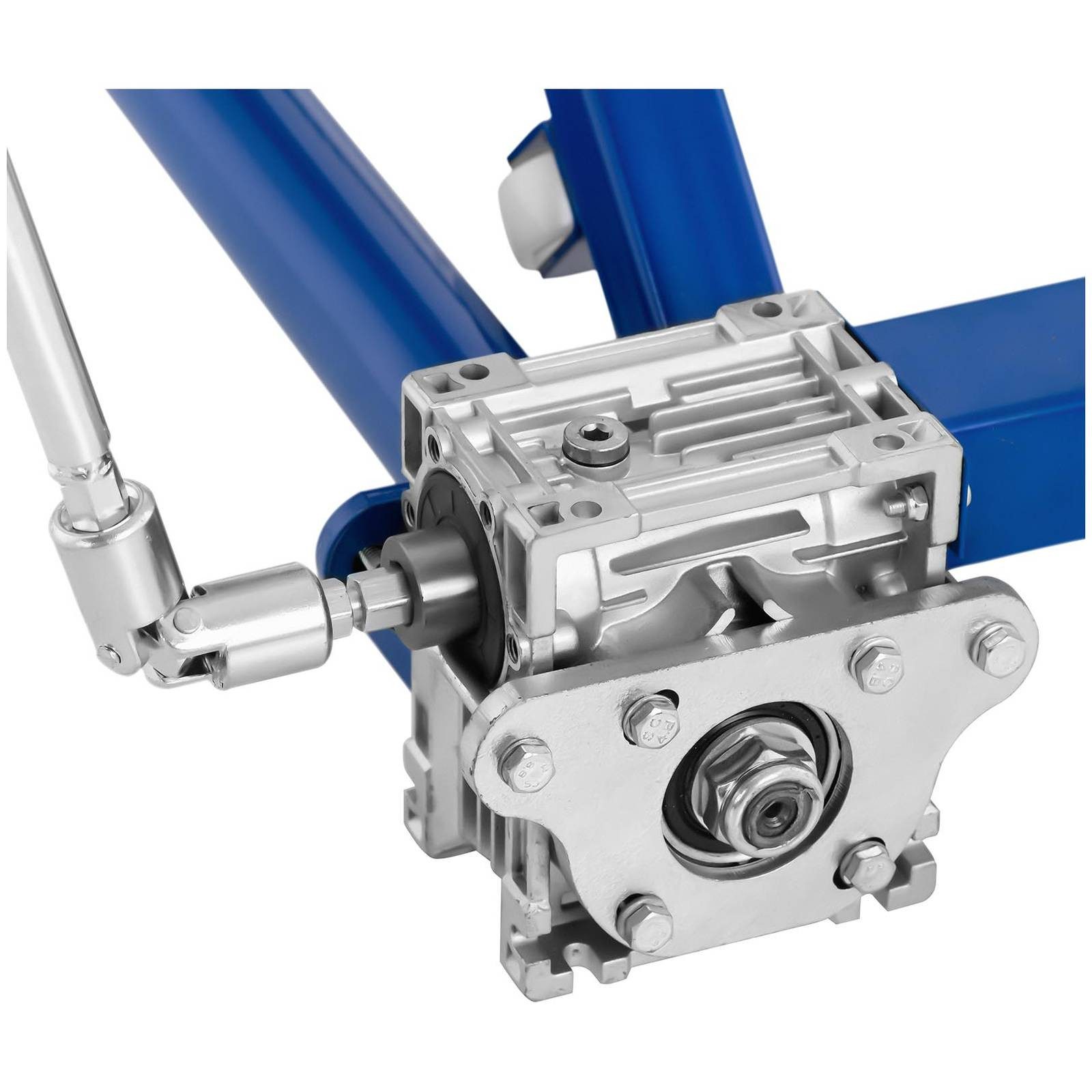 MSW Hydraulikheber Mobile Kipphebebühne 1.500 kg Kurzhub-Hebebühne 1,5 T Wagenheber