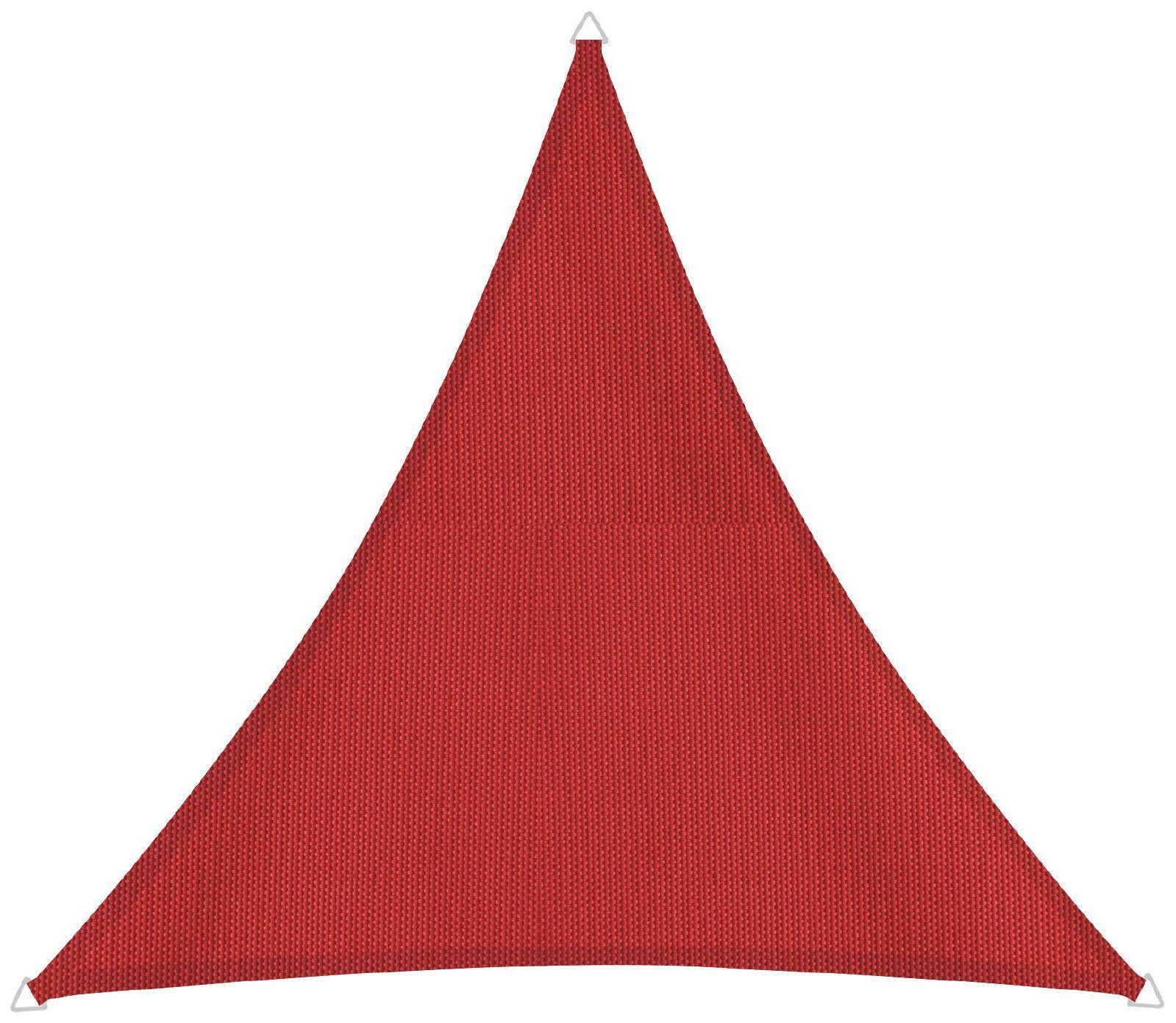 Windhager Sonnensegel Capri Dreieck, 5x5x5m, rot