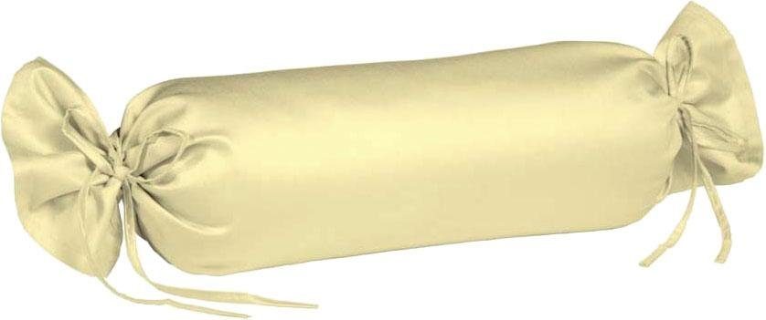 Nackenrollenbezug Colours Interlock Jersey, fleuresse (2 Stück), in bügelfreier Interlock Qualität vanille