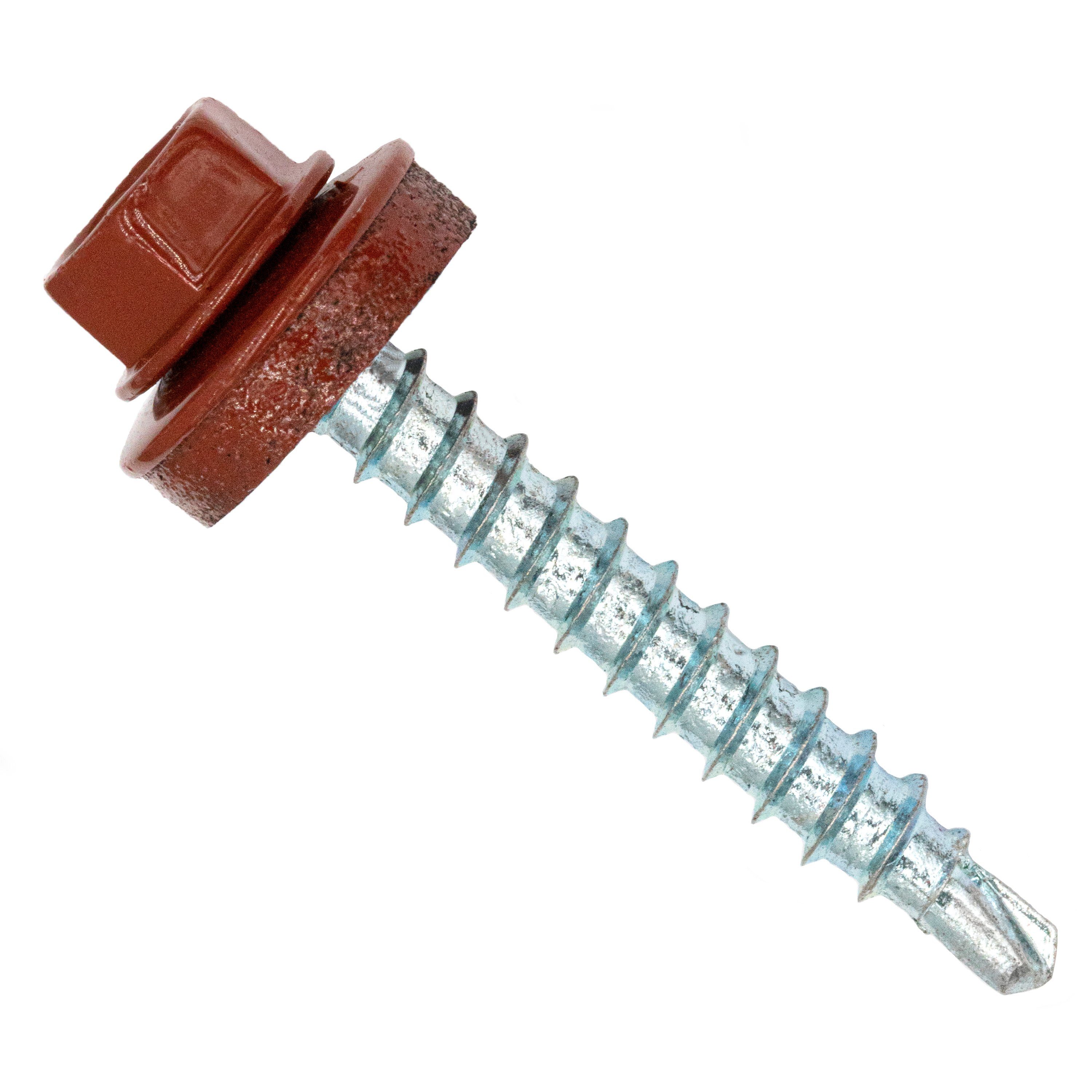 Twistec Blechschraube Color-Head Trapezblechschrauben mit EPDM-Unterlegscheibe 100 Stück
