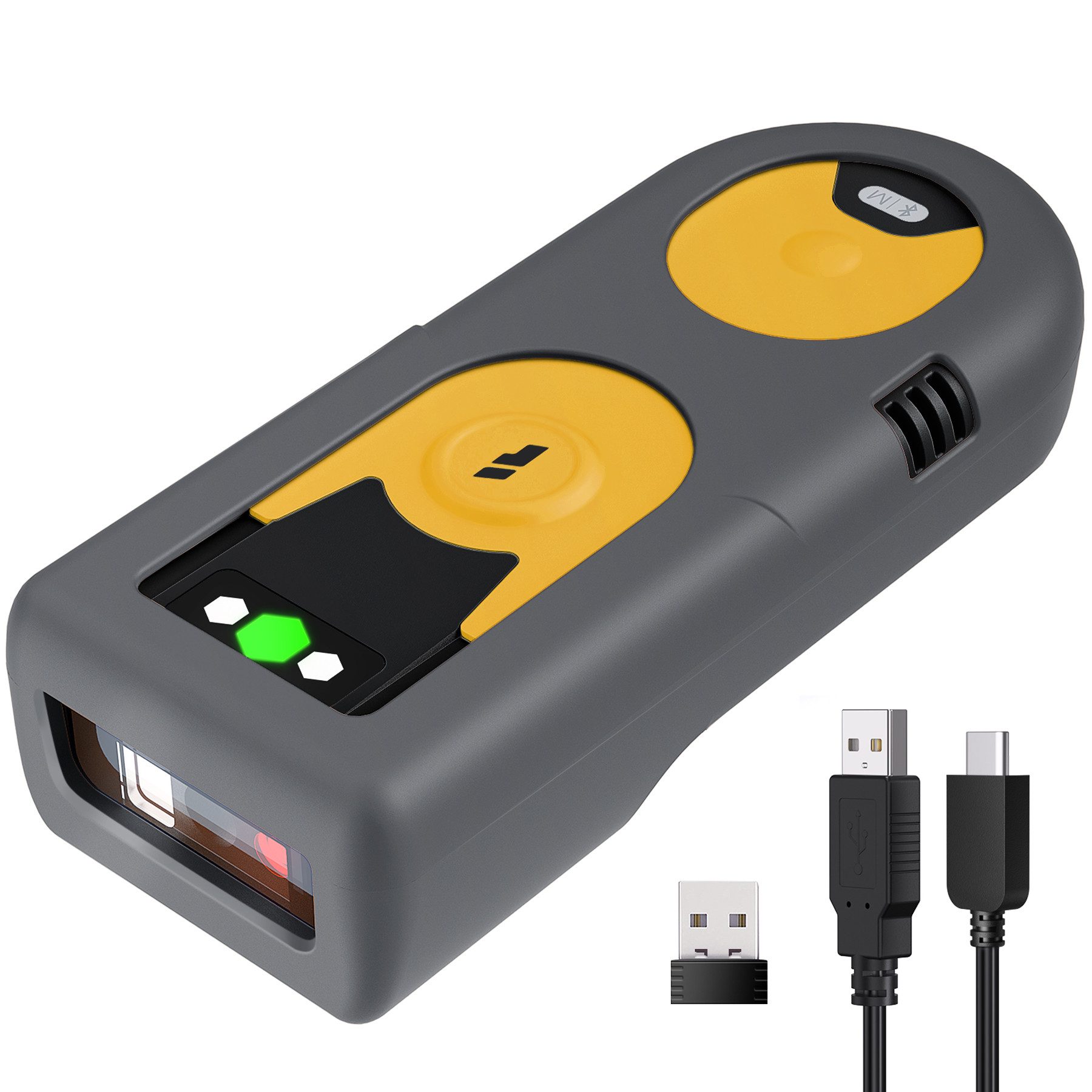 Inateck 1D/2D Bluetooth Scanner mit 2,4Ghz USB Adapter, BCST-42 Handscanner