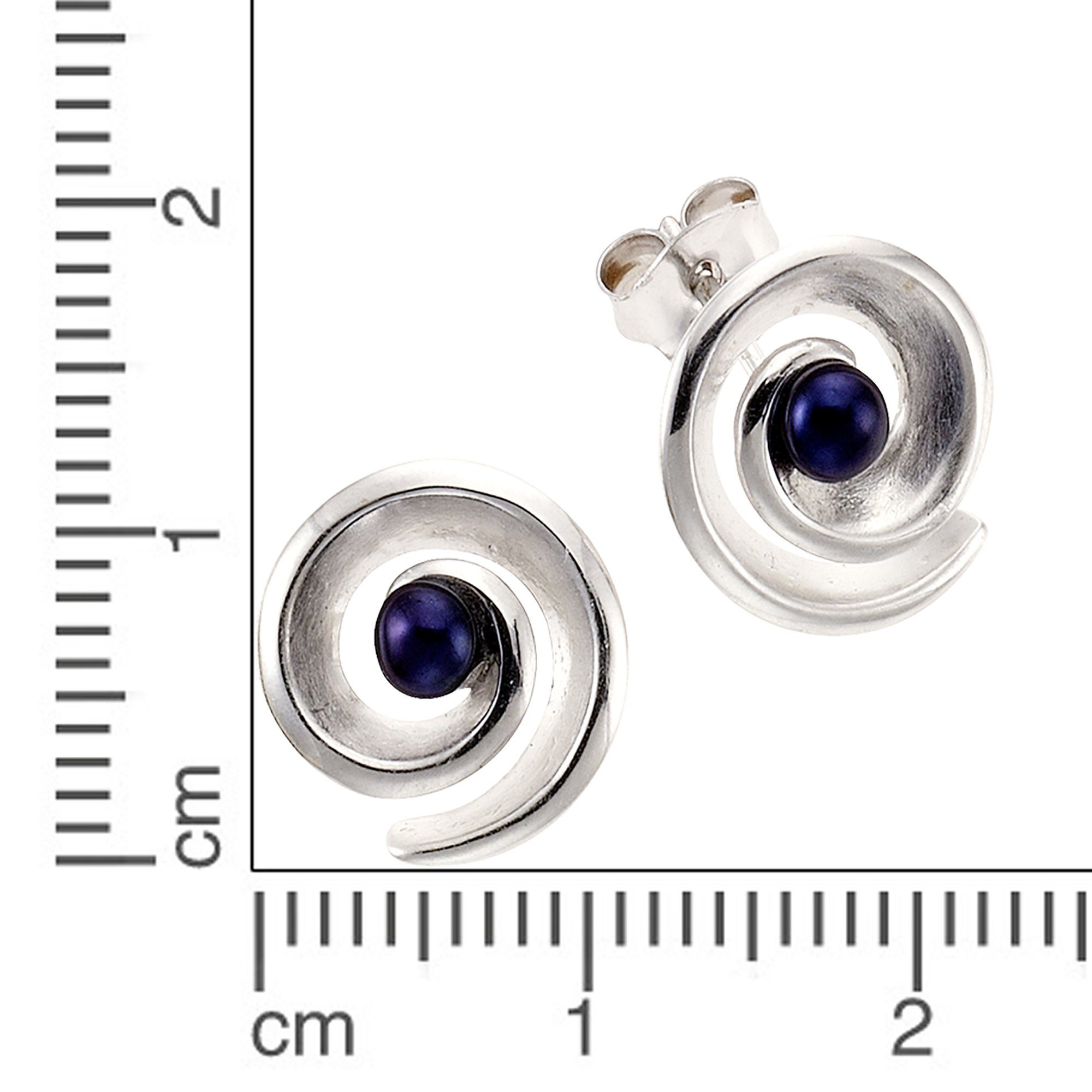 Zeeme Paar Ohrstecker Silber 925 rhodiniert günstig online kaufen