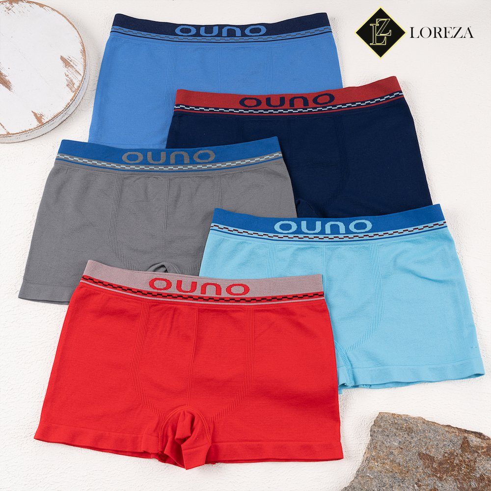 LOREZA Boxershorts 10er Set Jungen Boxershorts - Kariert - Bunt (Spar-Packung, 10-St)
