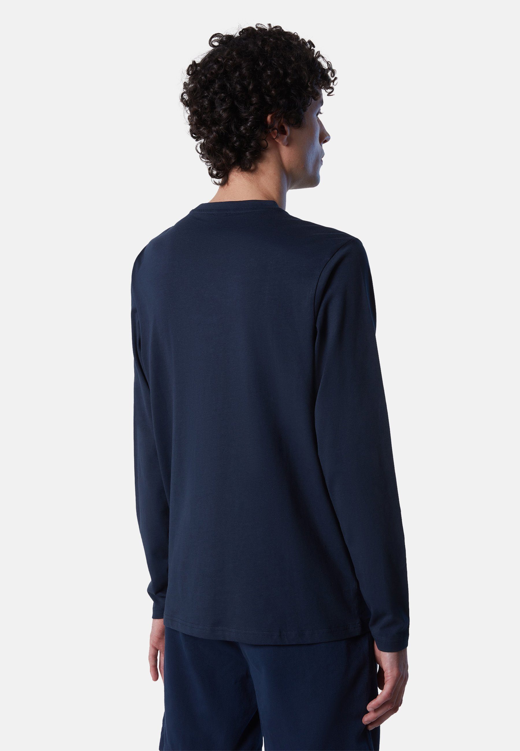 North Sails T-shirt NAVY BLUE Longsleeve Long-sleeved Longsleeve