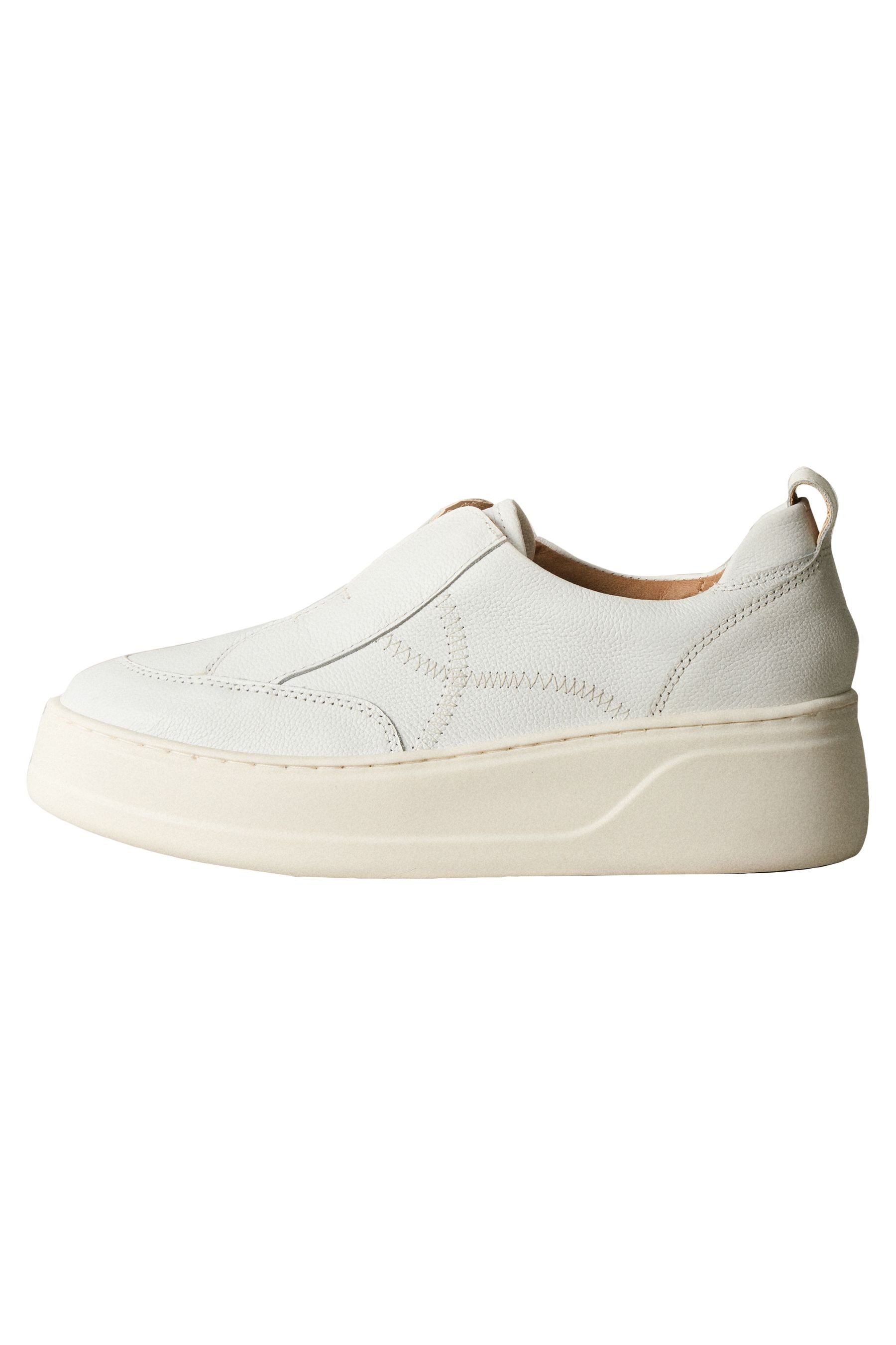 Signature Schnürsneaker, Keilabsatz, Premium-Leder Sneaker