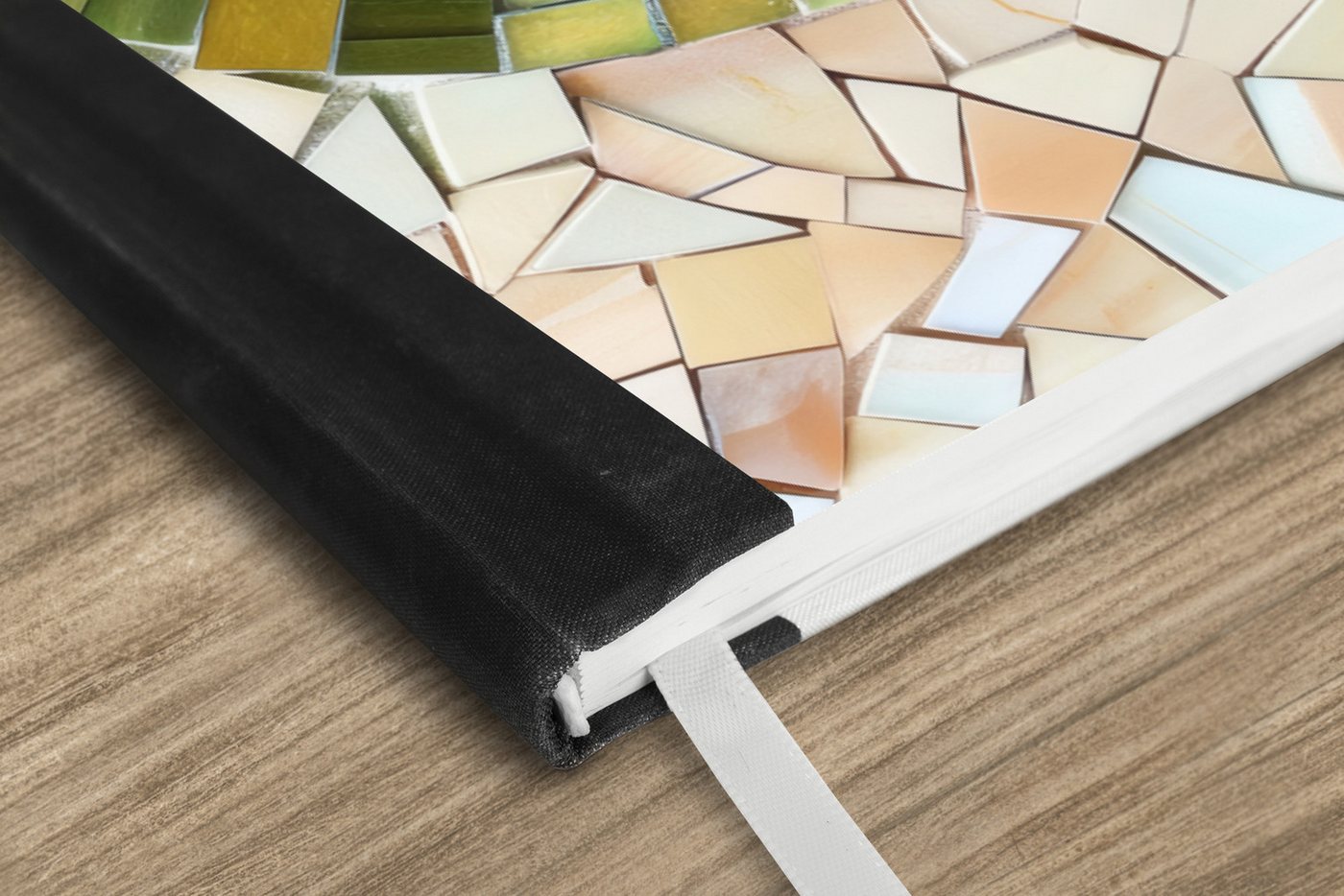 Thumbnail - MuchoWow Notizbuch Mosaik - Wassermelone - Rot - Kerne, Notebook, Notizblock a5, Tagebuch, Journal Liniert