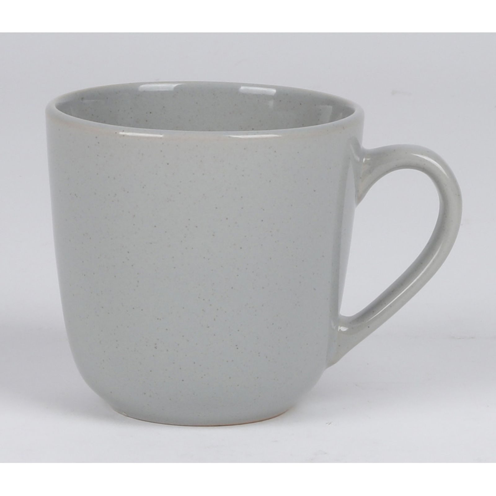 BURI Tasse Keramik Becher 400 ml Tiny Speckles 16er Set Kaffeetassen modern, Keramik