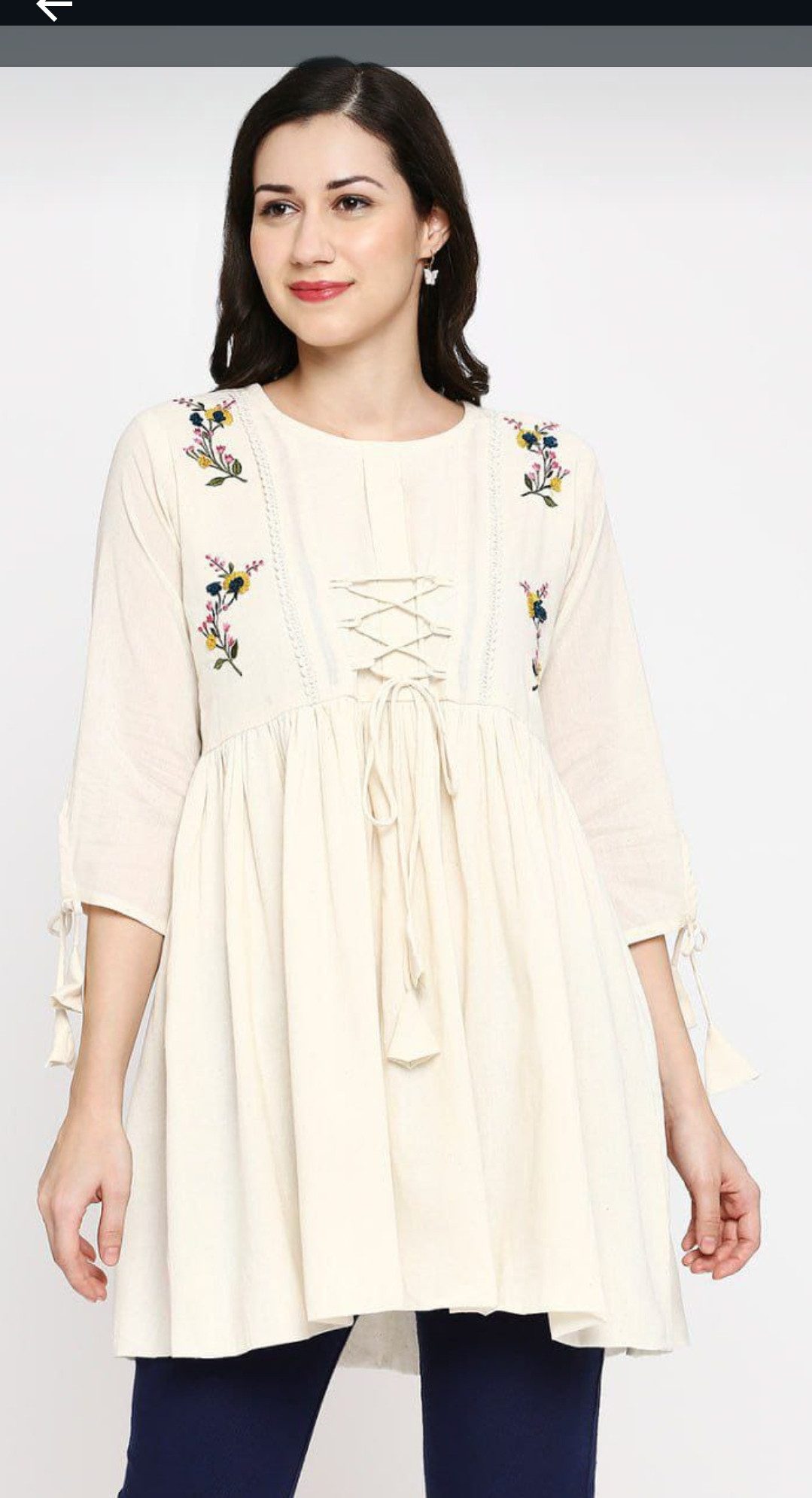 PfauGermany Blusentop Cross Bow