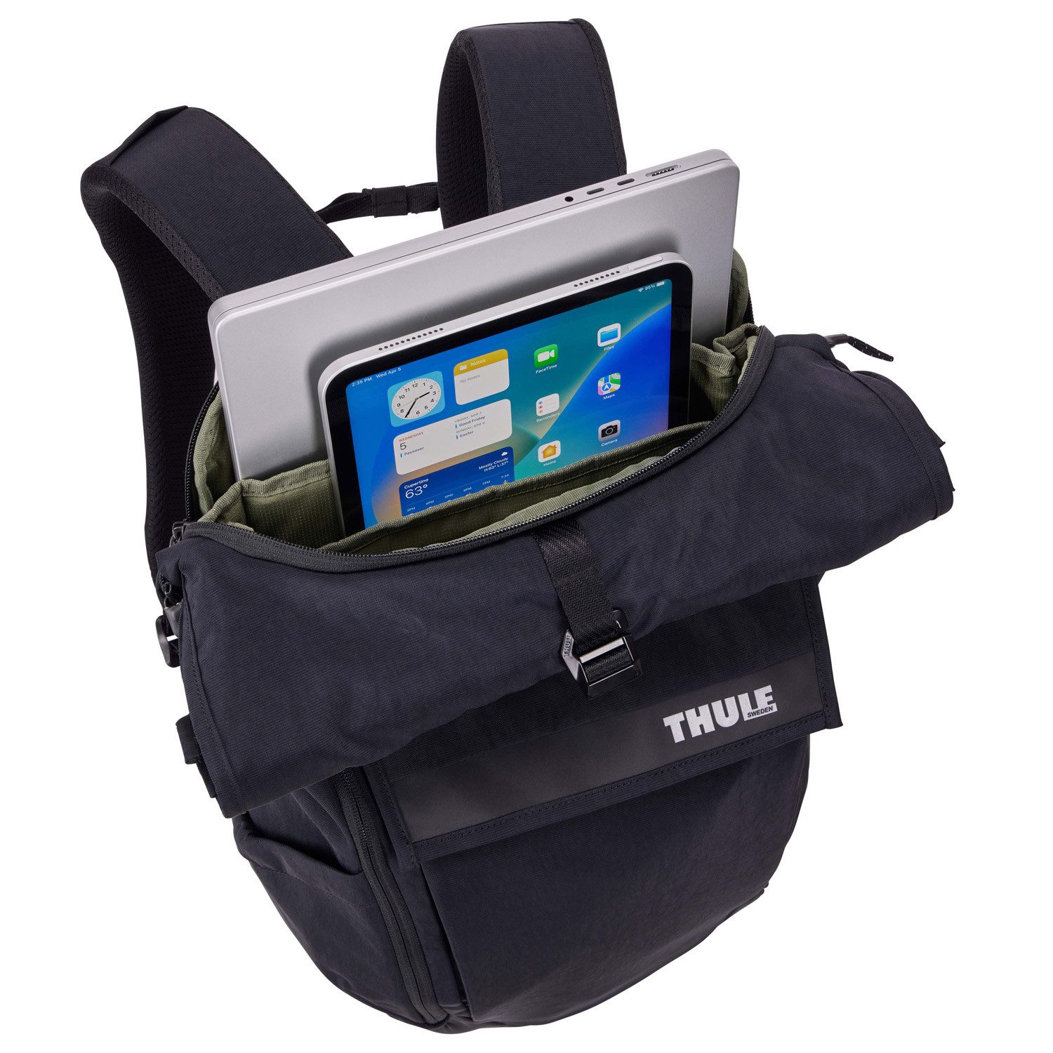 Thule Freizeitrucksack Thule Laptop Rucksack Paramount 24L Black (1-tlg)