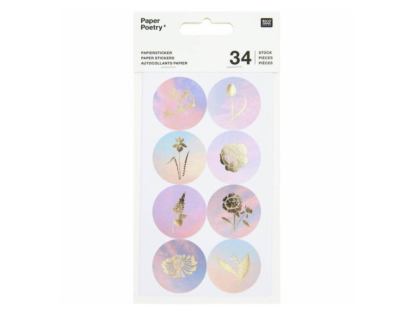 Rico Design Sticker Paper Poetry Papiersticker The Sky is the Limit