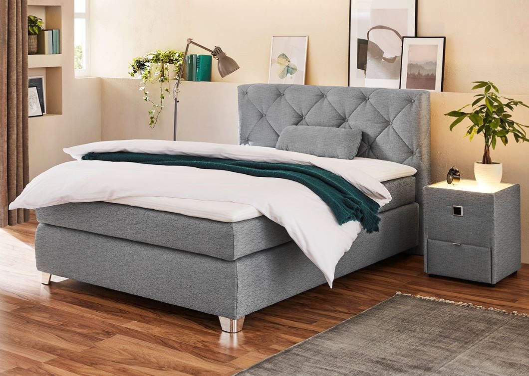 Jockenhöfer Gruppe Boxspringbett "Finja", mit Topper und Zierkissen, erhält günstig online kaufen