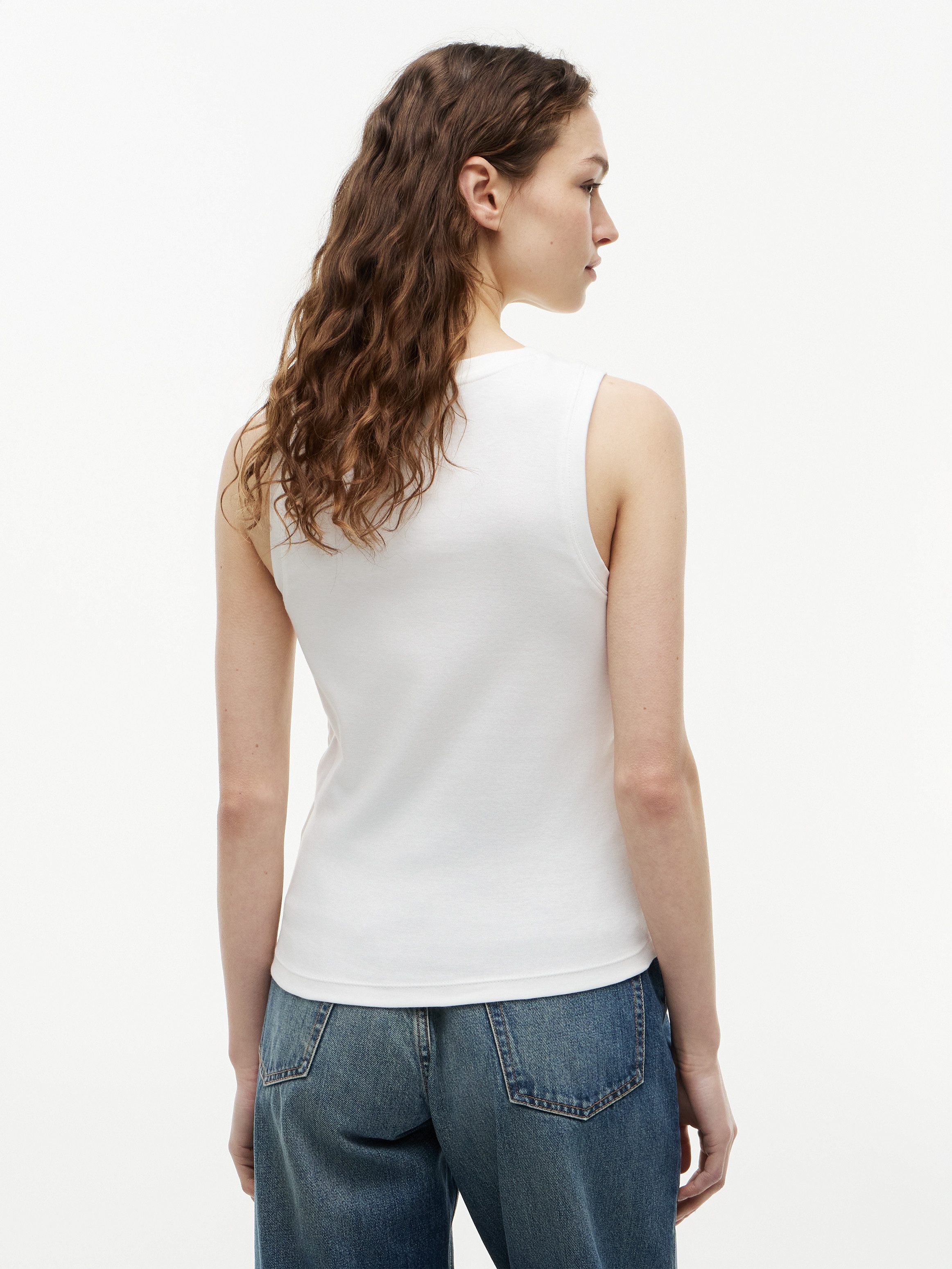 Tommy Hilfiger Tanktop MULTISTRIPE TANK TOP Baumwolle