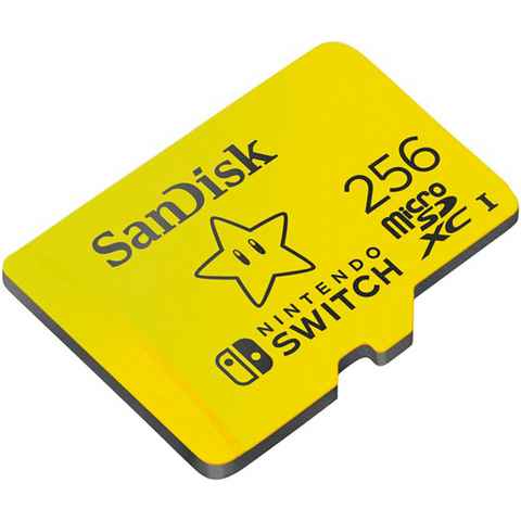 Sandisk Nintendo Switch 256 GB Speicherkarte (256 GB, Video Speed Class 30 (V30)/UHS Speed Class 3 (U3), 100 MB/s Lesegeschwindigkeit)