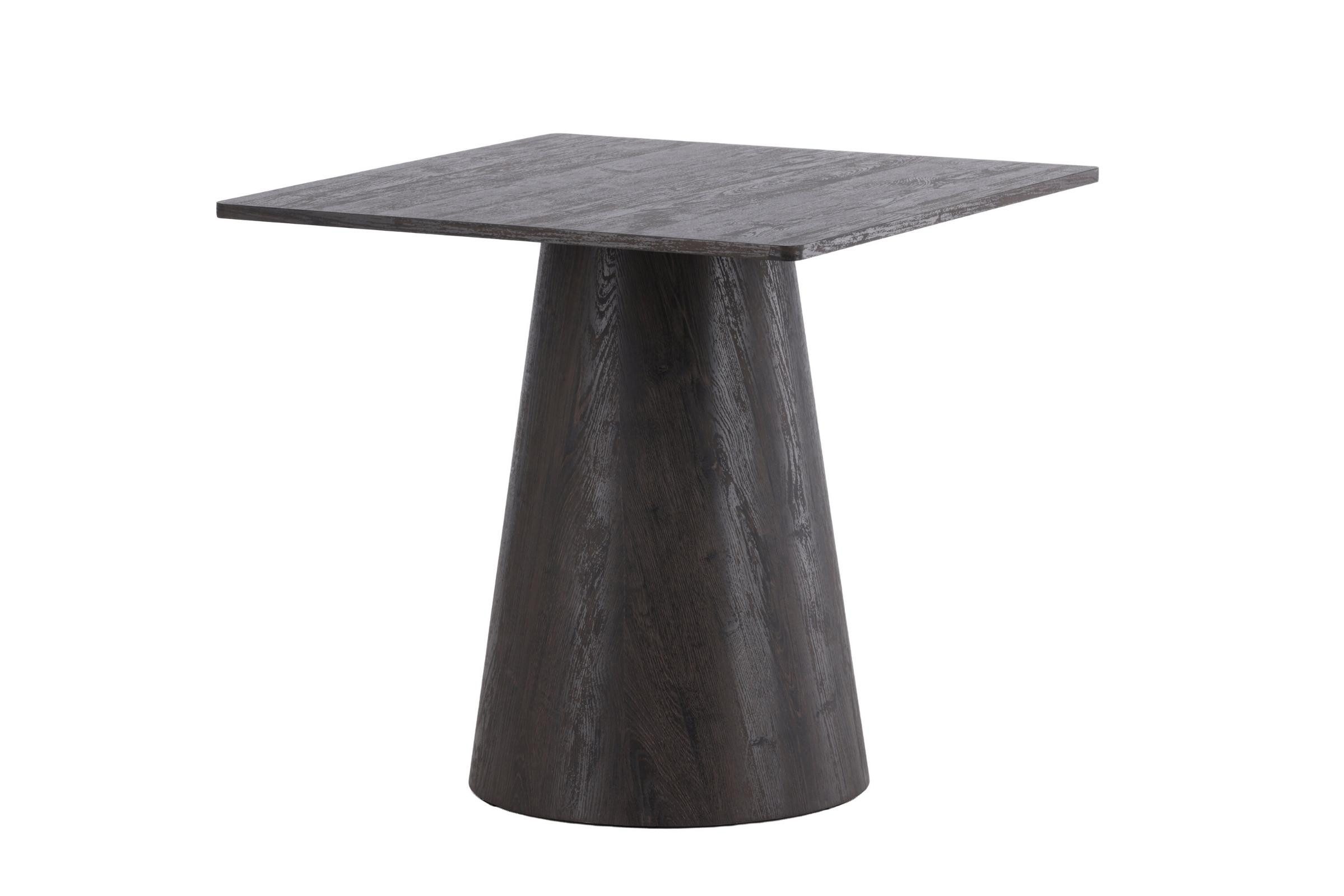 Venture Home Esstisch Lanzi Esstisch 80x80 cm Mokka. (1-St)