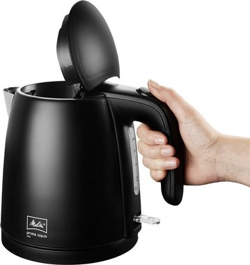 Melitta Wasserkocher Prime Aqua Mini Black Edition, 1,0 l, 2200 W