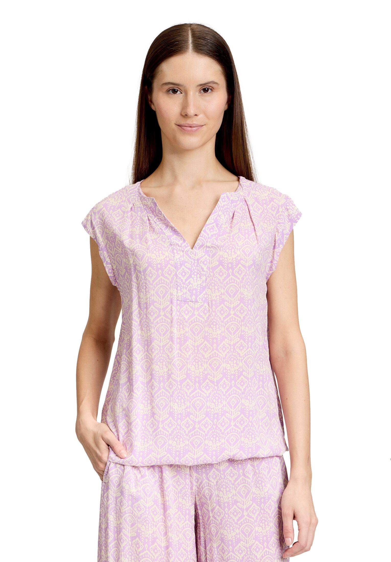 Cartoon Schlupfbluse Damen mit Muster