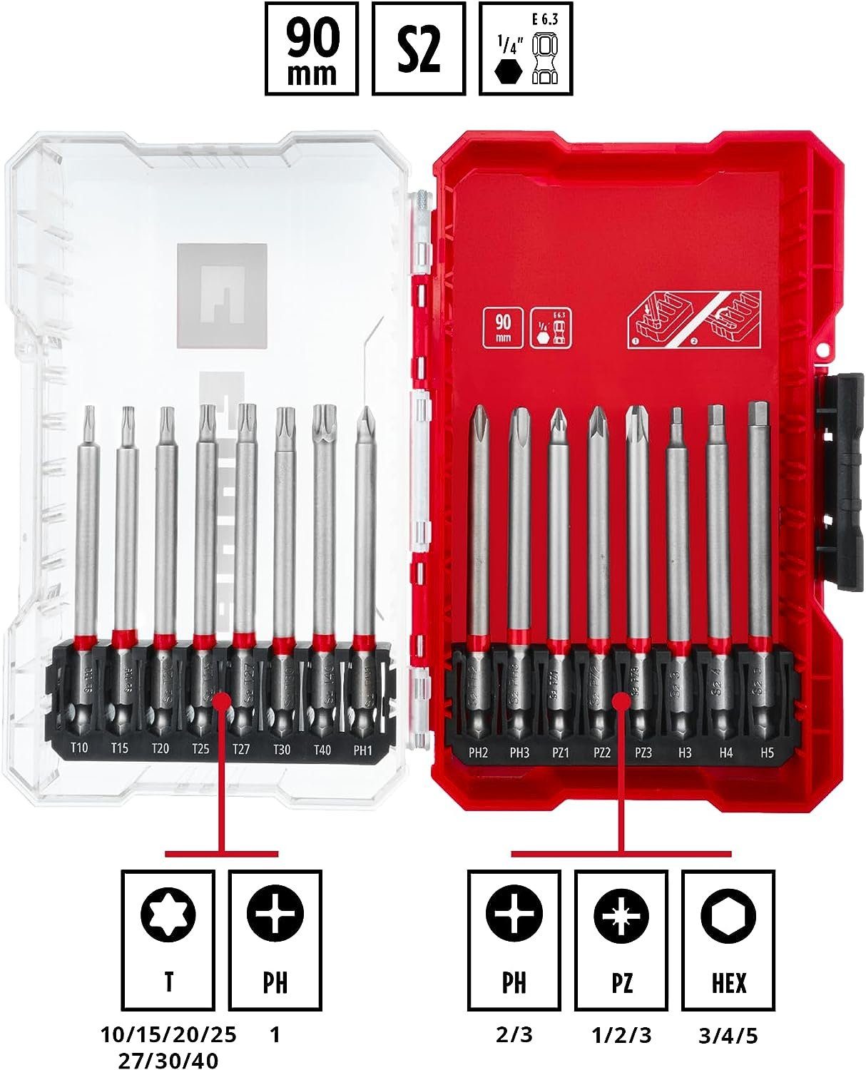 Einhell Bit-Set Einhell M-CASE 16-tlg. Bit-Set (für Akkuschrauber und Bohrmaschinen mi, 16-St., Original Einhell M-CASE 16-tlg. Bit-Set (für Akkuschrauber und Bohrmas