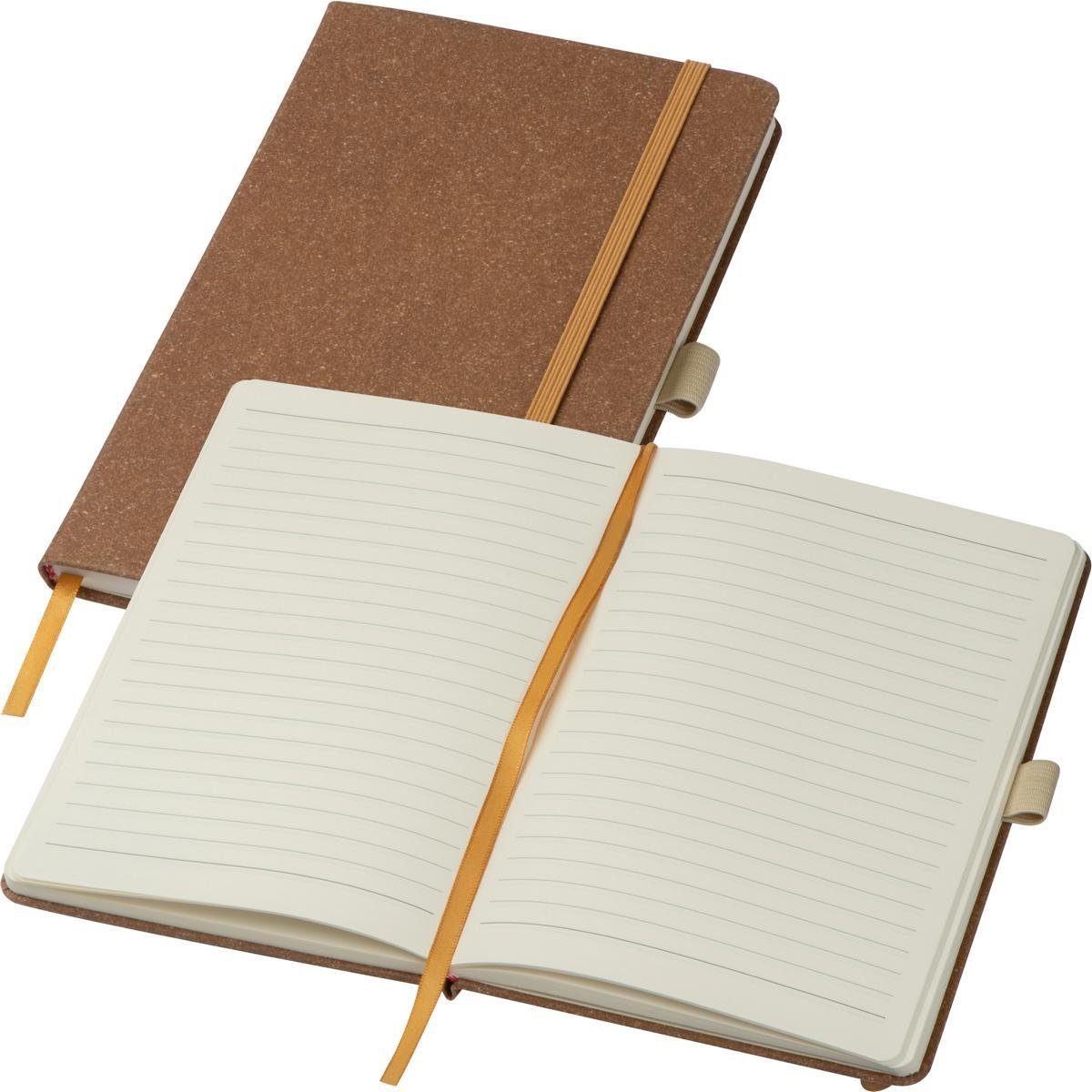 Notizbuch Notizbuch mit recyceltem Ledereinband / 160 linierte Seiten / A5 / Far
