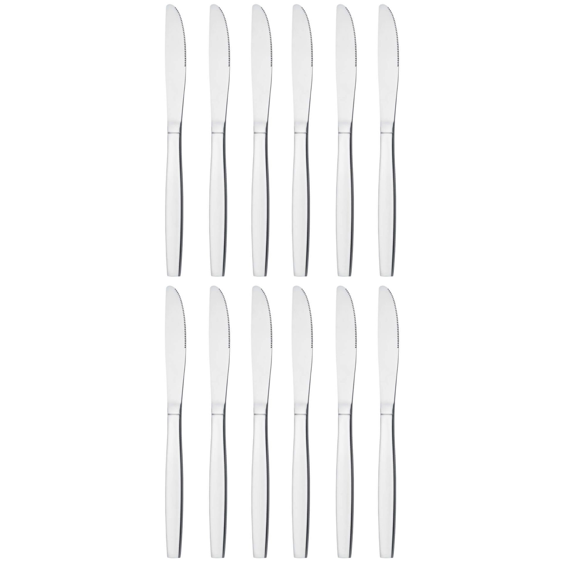 GRÄWE Tafelmesser Gräwe Edelstahl-Tafelmesser 12 Stück, Serie Königstein