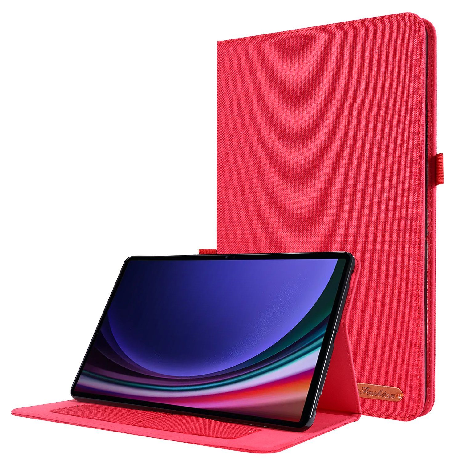Lobwerk Tablet-Hülle Schutzhülle für Samsung Tab S9+ Plus 2023 SM-X810 SM-X816B SM-X818U, Wake & Sleep Funktion, Sturzdämpfung, Aufstellfunktion