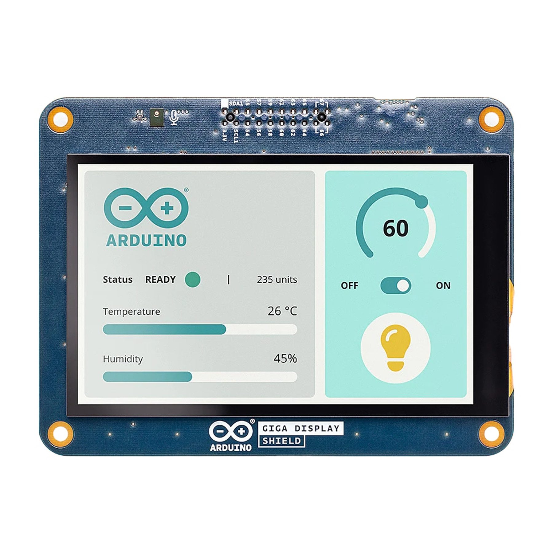 ARDUINO GIGA Display Shield ASX00039 Touchscreen Mini-PC