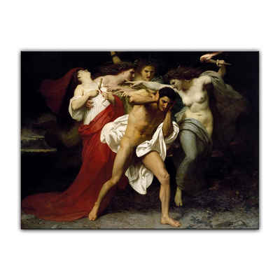 Bilderdepot24 Leinwandbild Alte Meister - William-Adolphe Bouguereau - Orestes wird von Furien gehetzt, Menschen