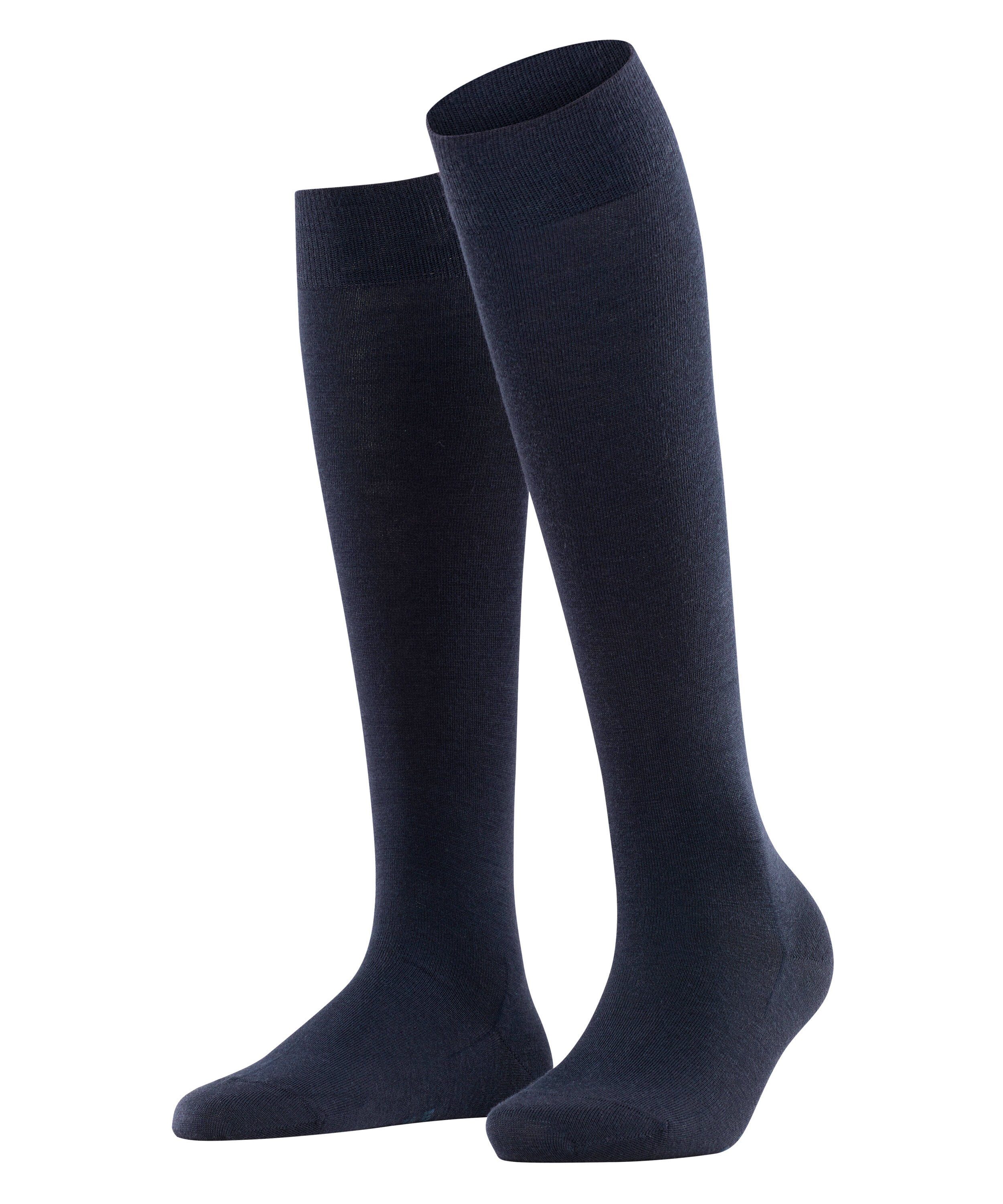 FALKE Kniestrümpfe Softmerino (1-Paar) mit wärmender Merinowolle dark navy (6379)