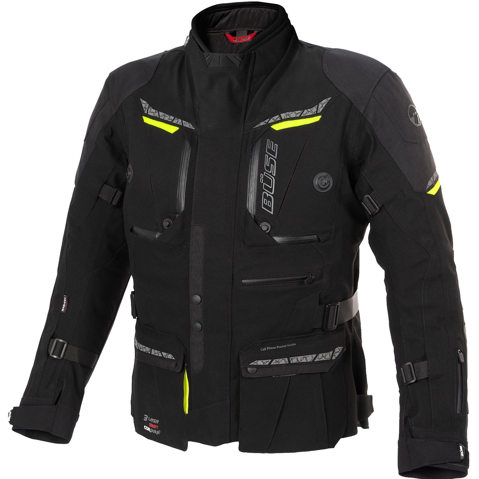 Büse Motorradjacke Büse Storm Textiljacke Schwarz günstig online kaufen