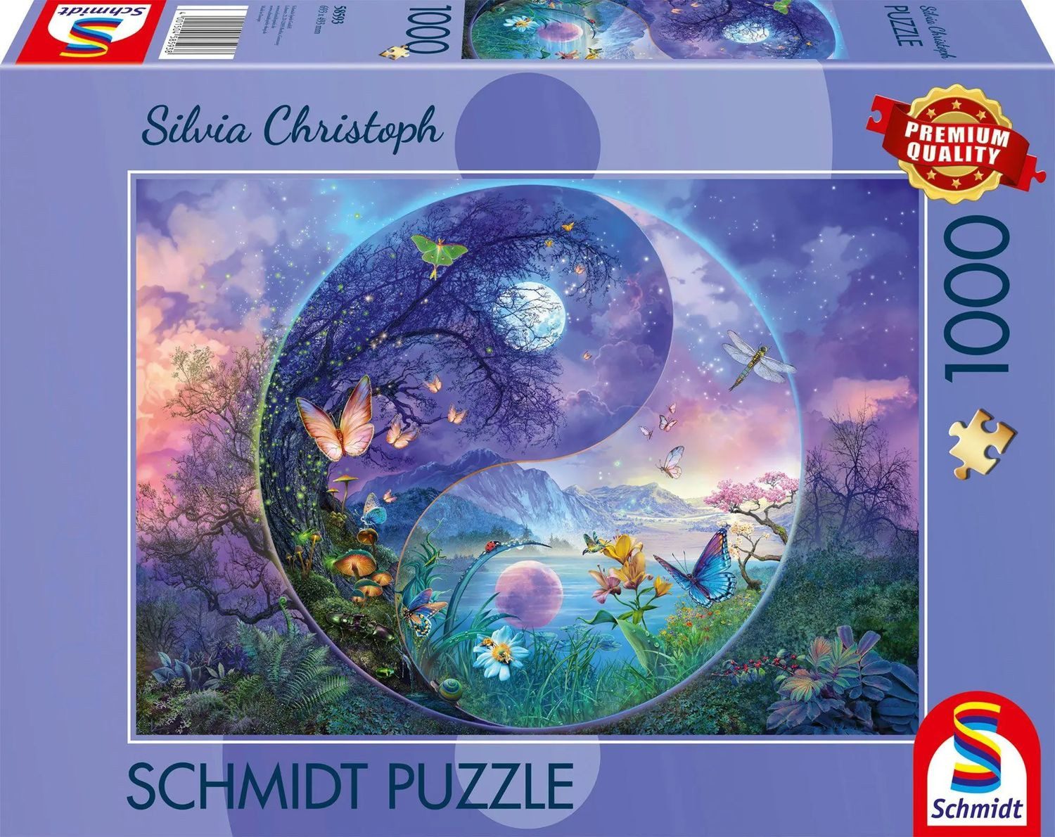 Schmidt Spiele Puzzle Yin & Yang, Fantastische Insektenwelt, 1000 Puzzletei günstig online kaufen