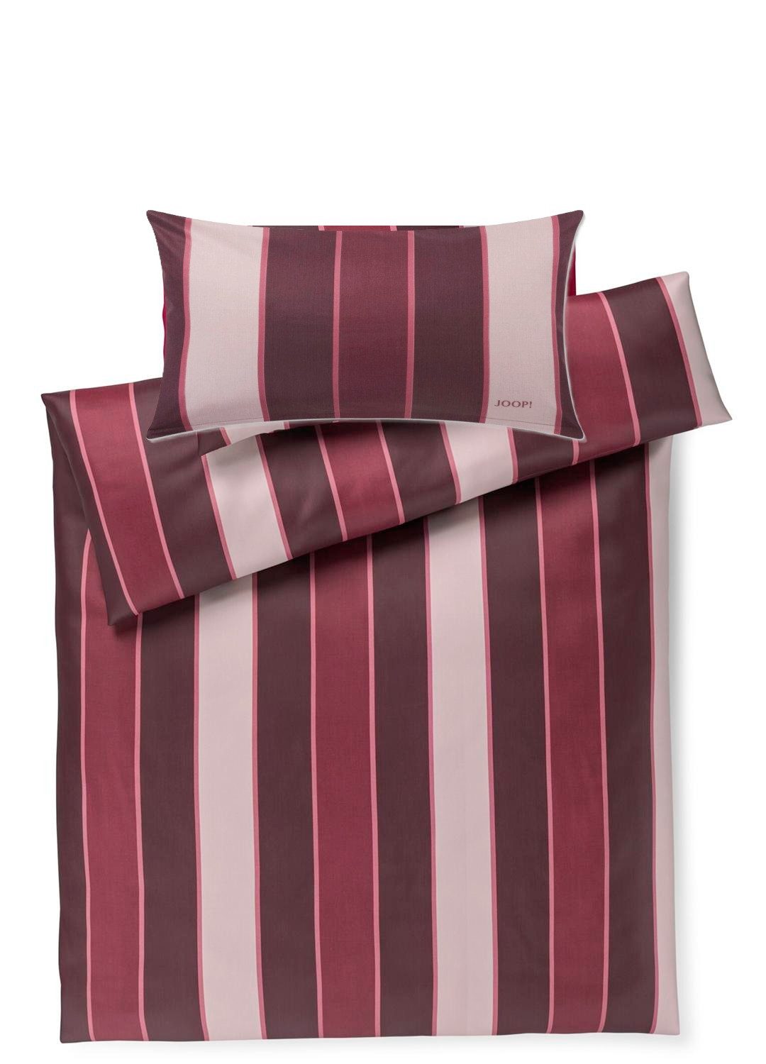 JOOP! Постельное белье Постельное бельеgarnitur STRIPES 4122 neu 2025/26, Comfort Satin, Streifenmuster auf der Vorder- und Rückseite