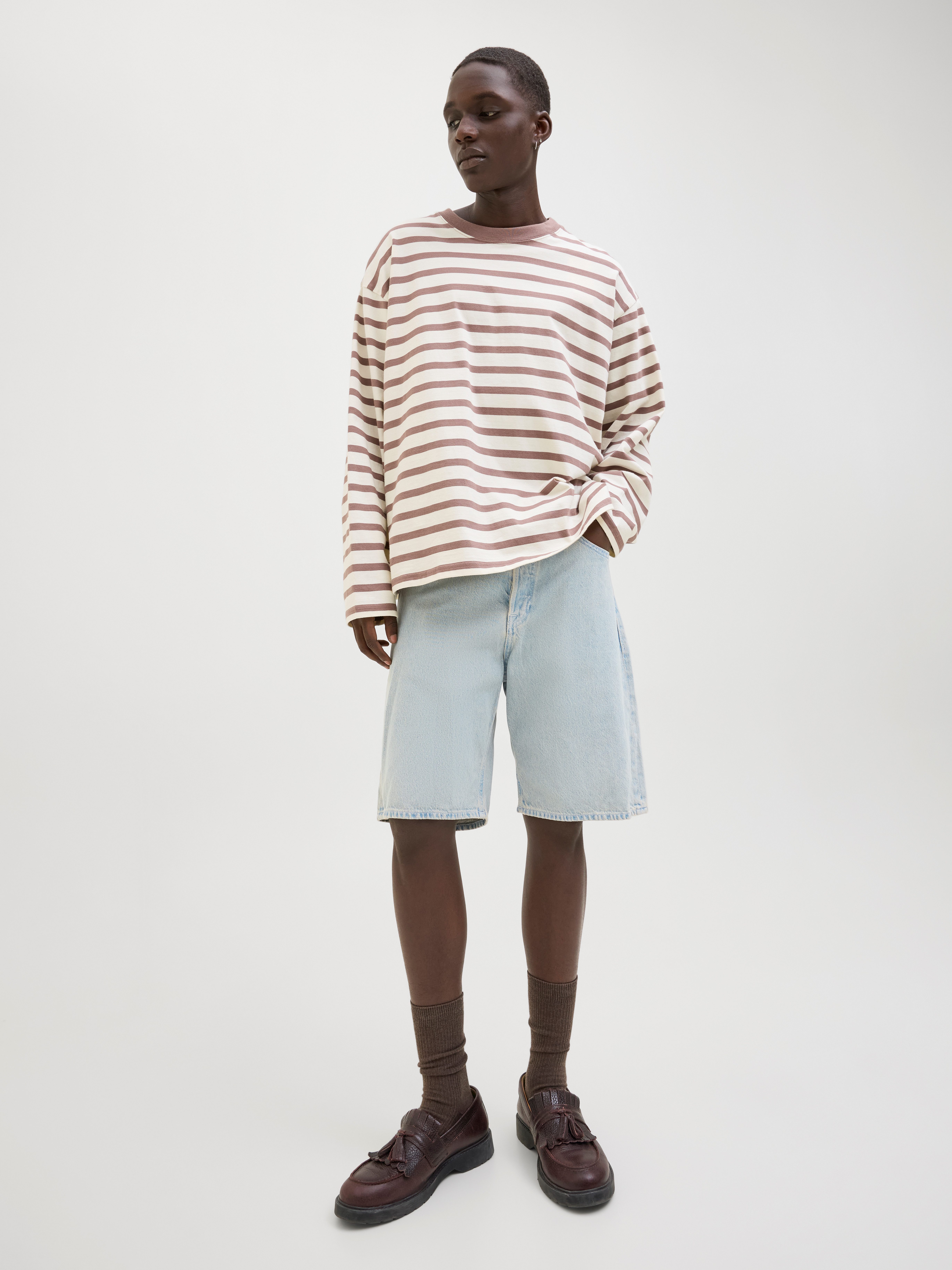 Jack & Jones Relaxshorts JJIALEX JJORIGINAL SHORTS SBD 300 SN Baumwolle, relaxed fit