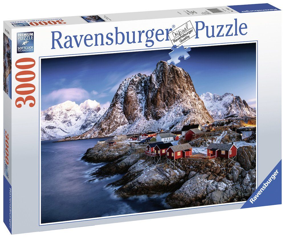 Ravensburger Puzzle 3000 Teile Ravensburger Puzzle Hamnoy, Lofoten 17081, 3 günstig online kaufen