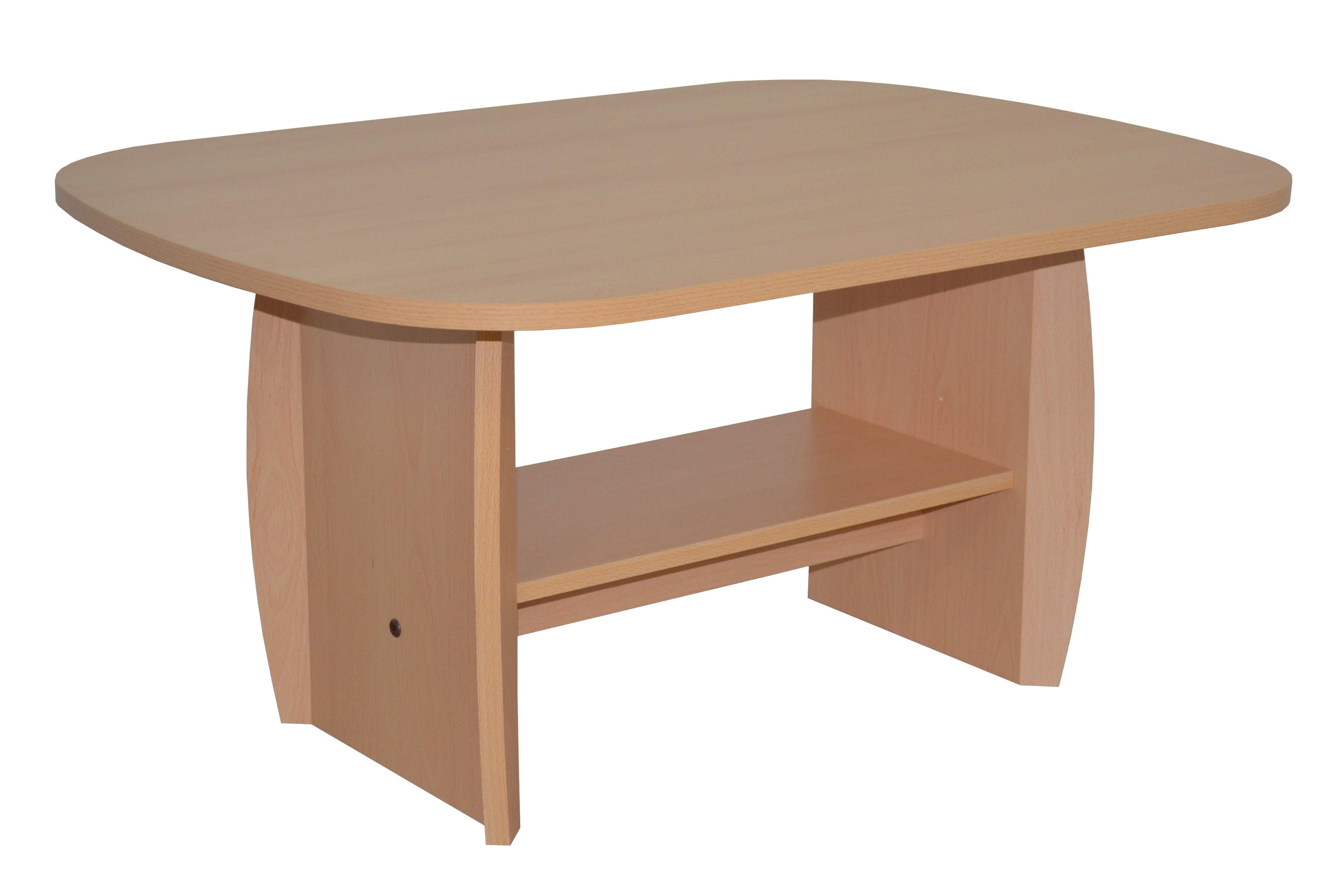moebel-direkt-online Couchtisch Tischplatte 90x68 cm, aus günstig online kaufen