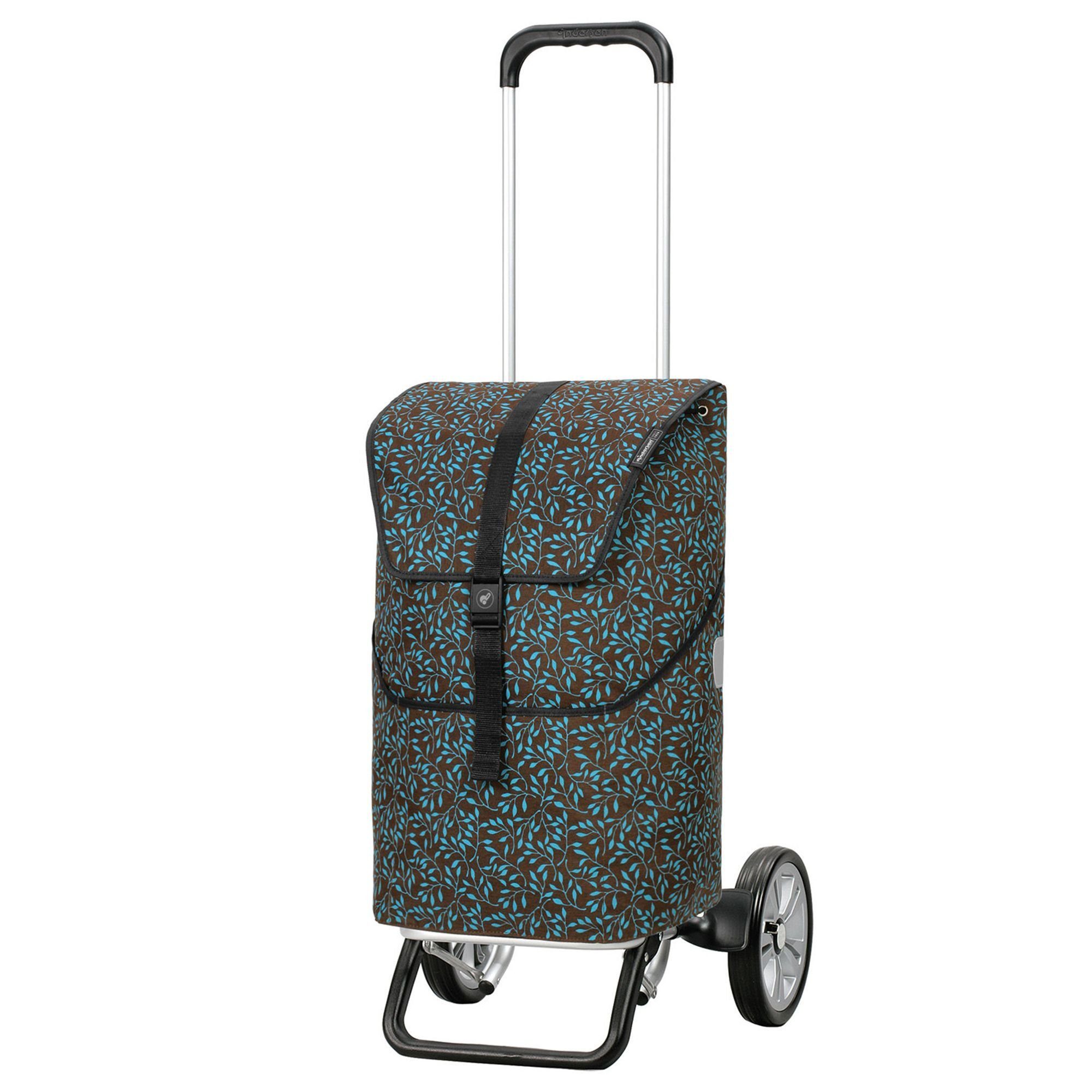 Andersen Einkaufstrolley Alu Star Shopper, 45 l, Reflektoren blau