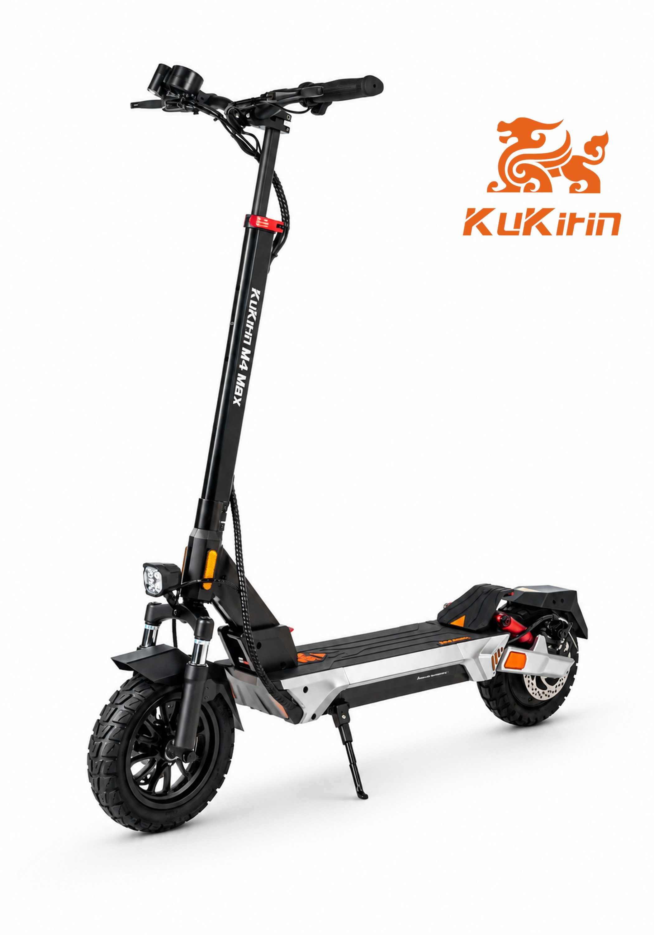 Vankel E-Scooter KuKirin M4 Max EScooter 800W 48V 18.2Ah 64km 45km/h 10 Zoll mit Sitz, Federung LED Display Scheibenbremse IP54 1000W Spitze klappbar